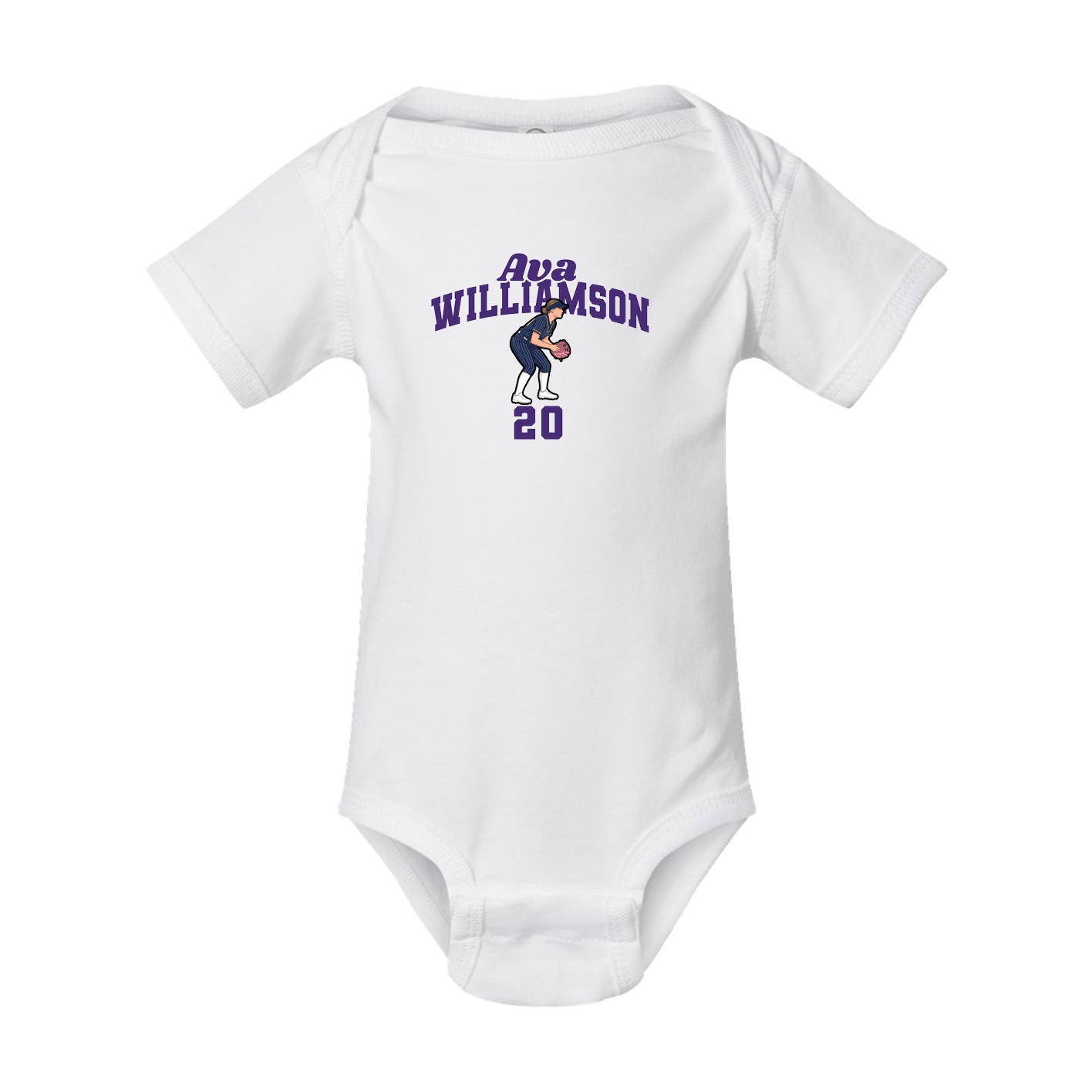 Baby Onesie — Signature Arch in White