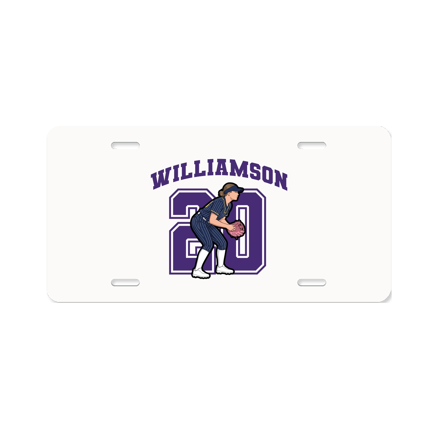 License Plate — Number in Classic