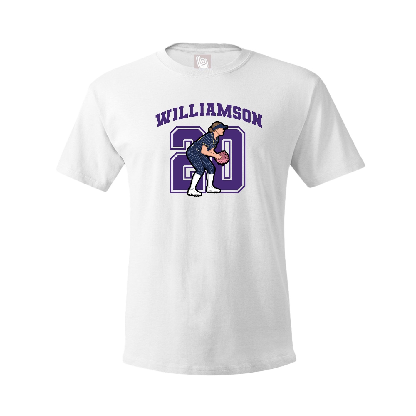 Tee — Number in White