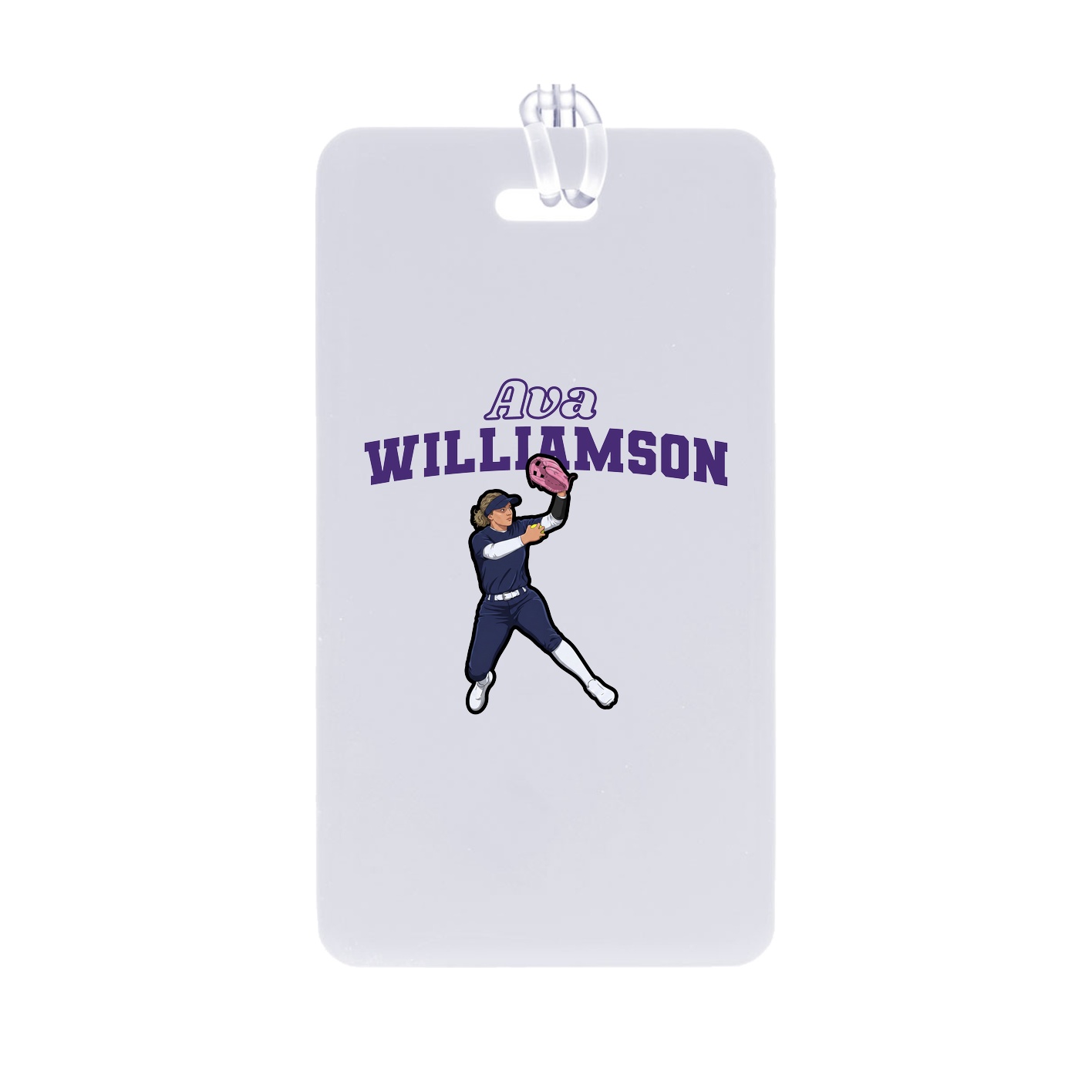 Bag Tag — Name Arch in Classic