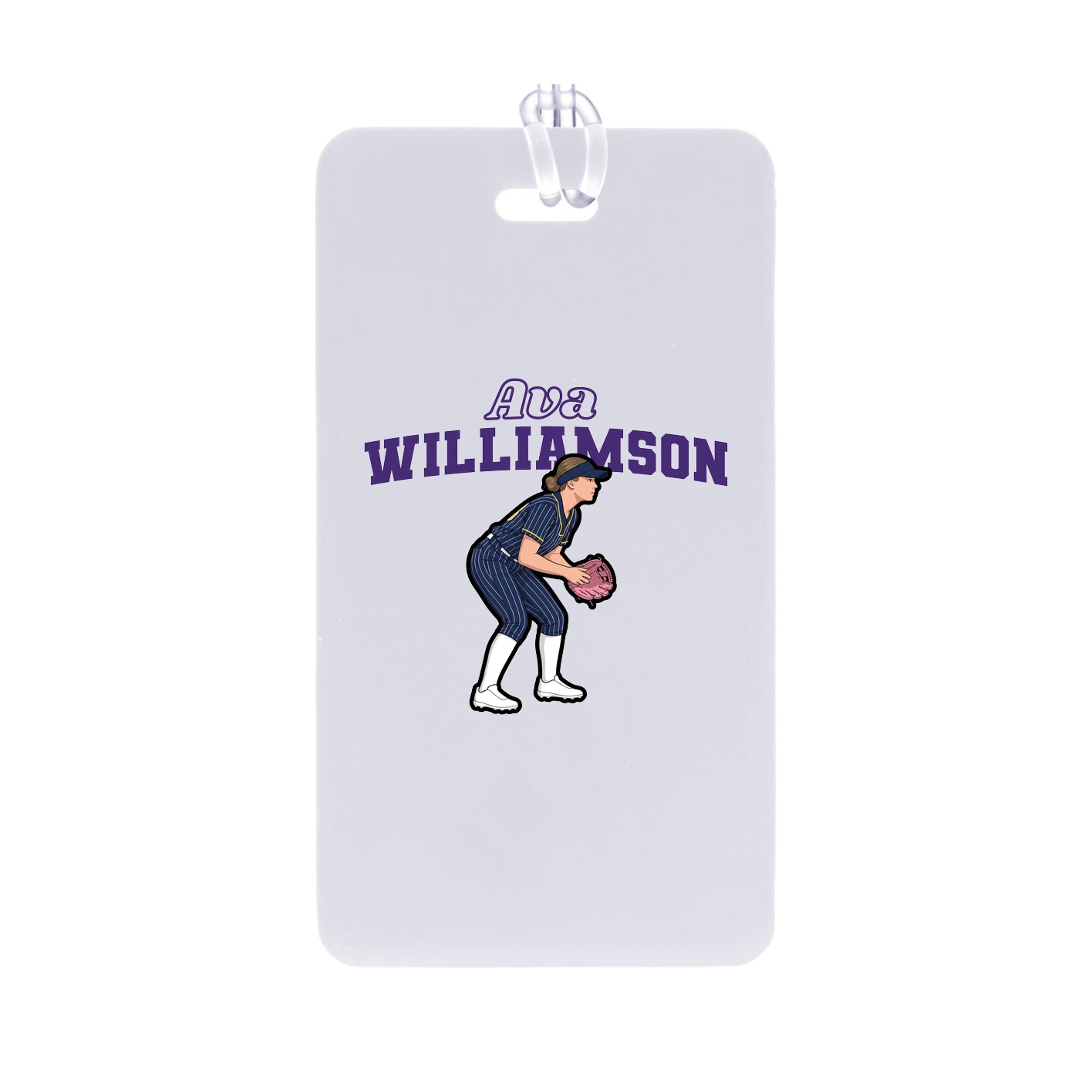 Bag Tag — Name Arch in Classic
