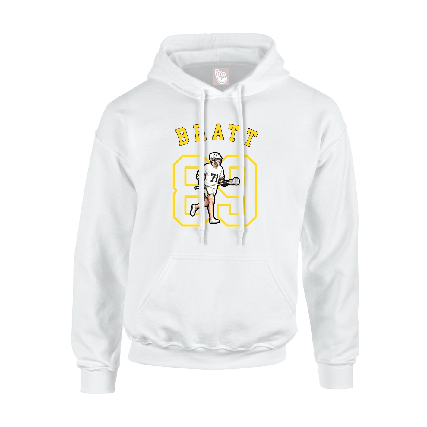 Hoodie — Shirsey Arch in White