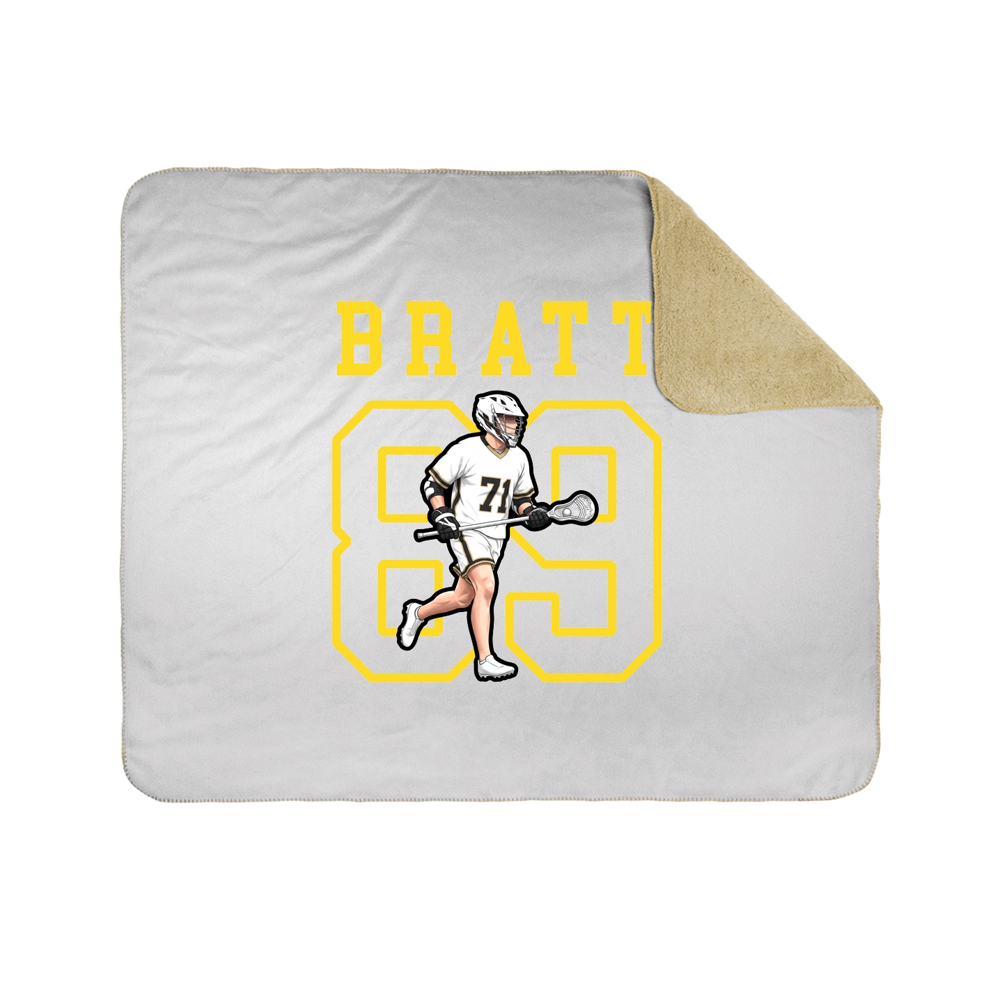 Throw Blanket — Shirsey in White