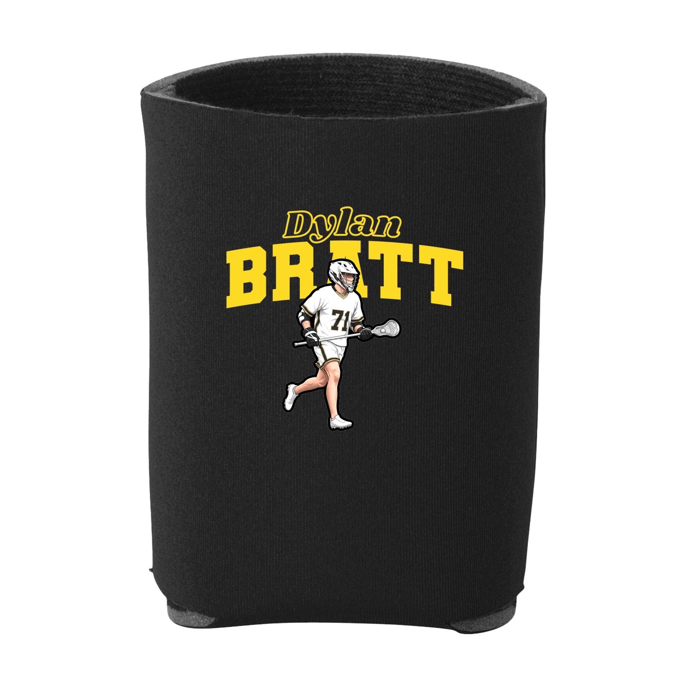 Can Holder — Name Arch in Black
