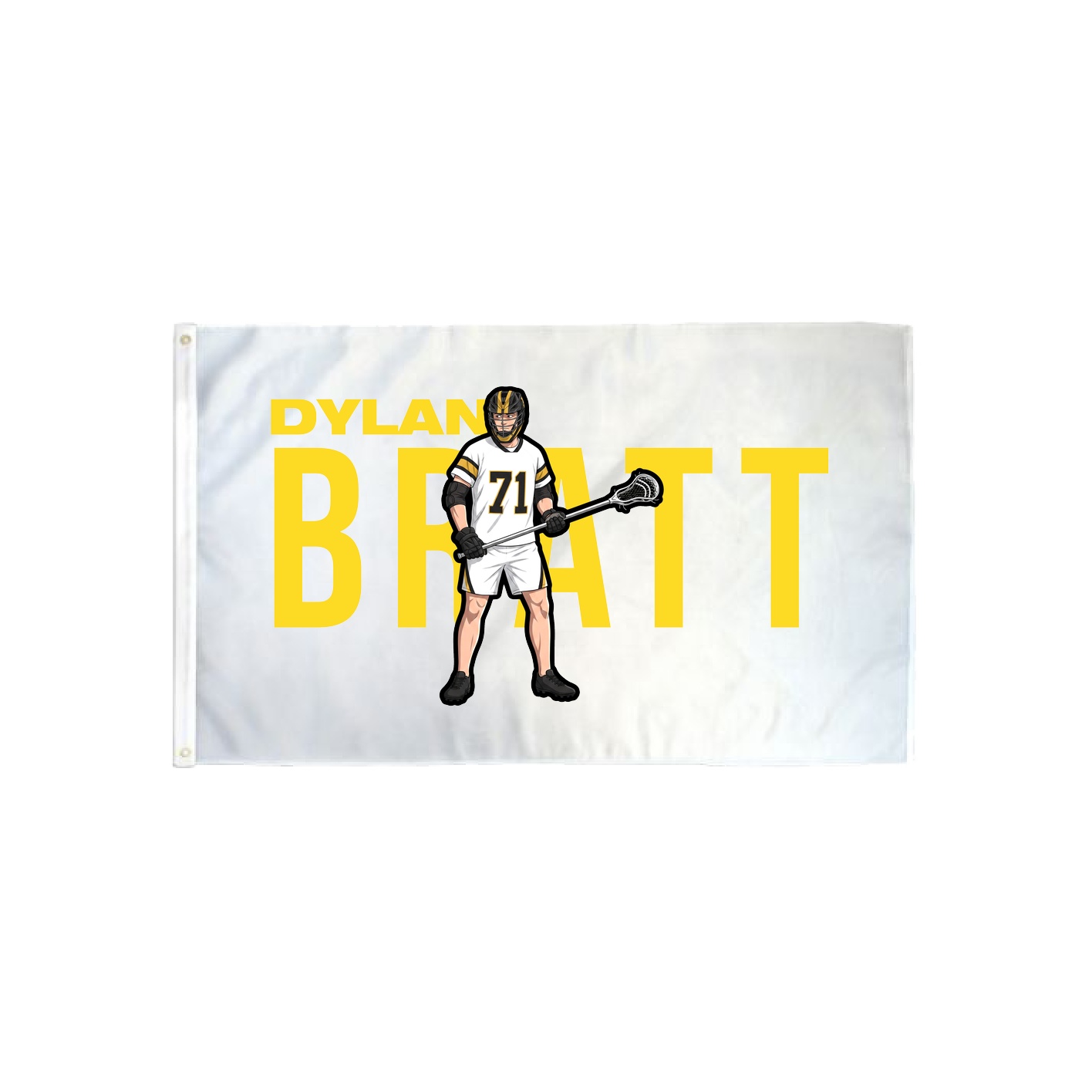 3x5 Flag — Player Name in Classic