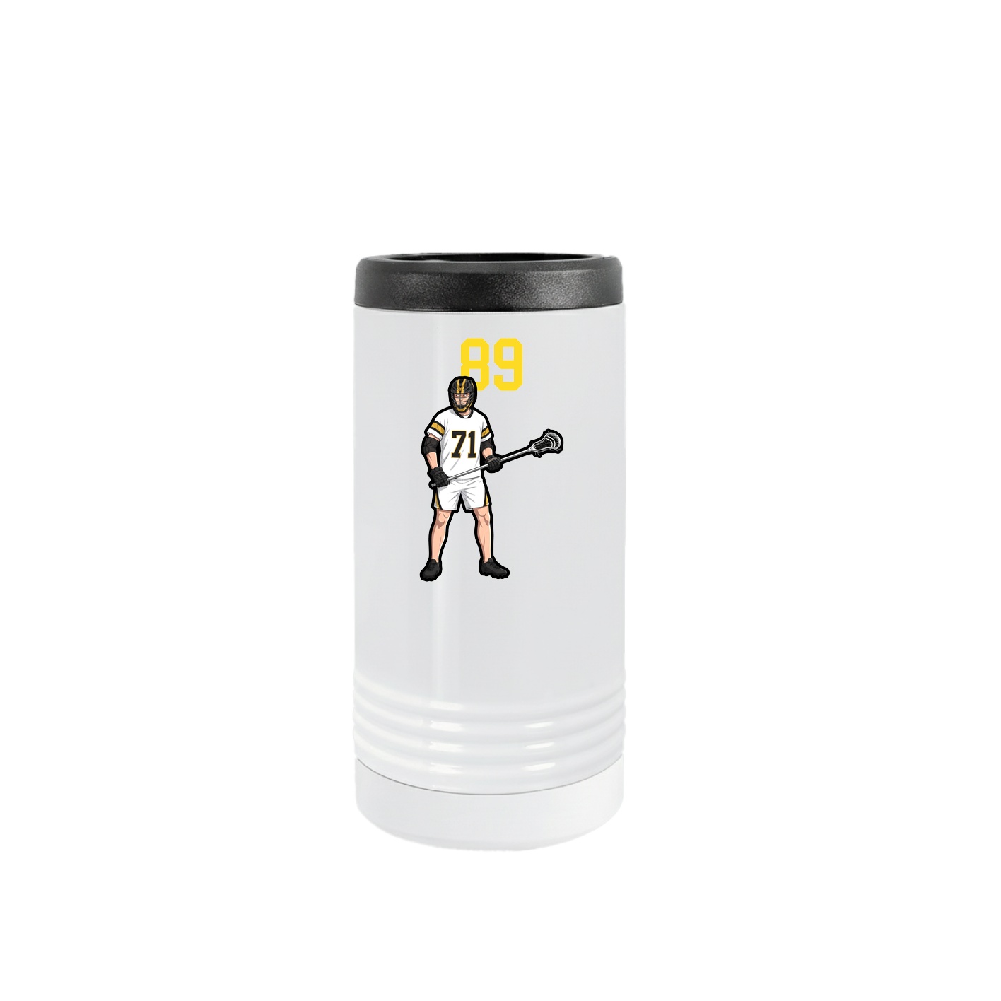 Slim Beverage Holder — Number Top in White