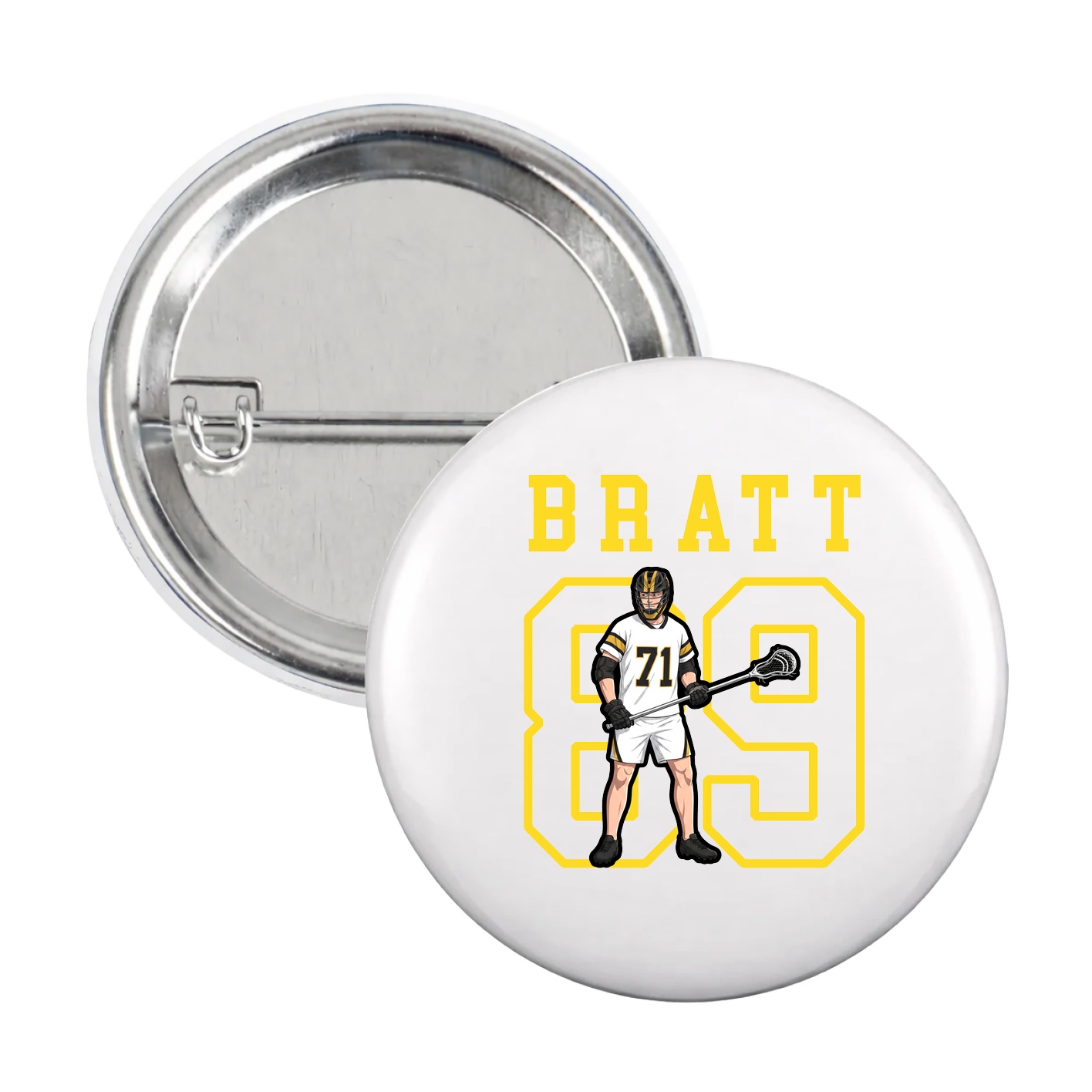 Game Day Button — Shirsey in White