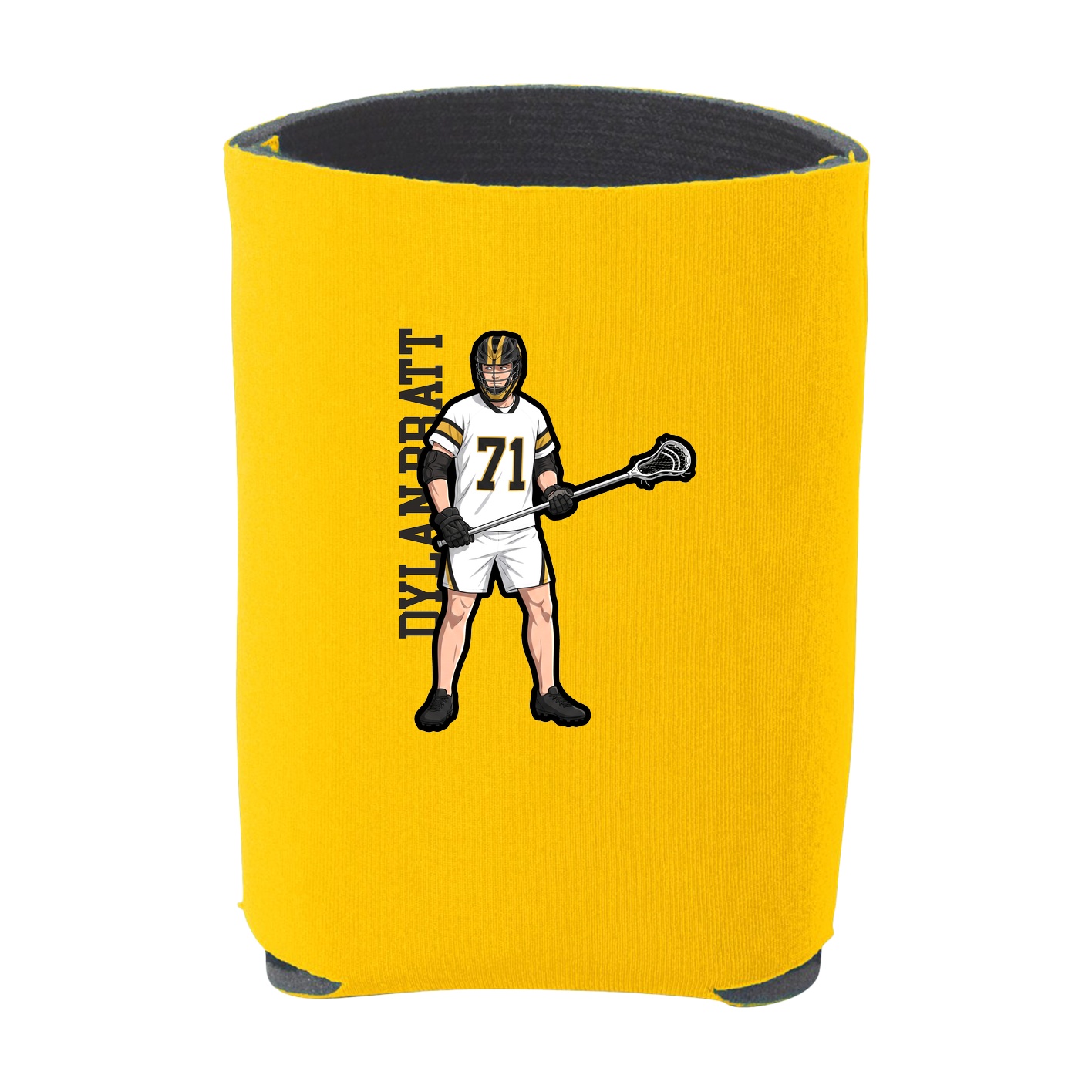Can Holder — Name Vertical in Yellow
