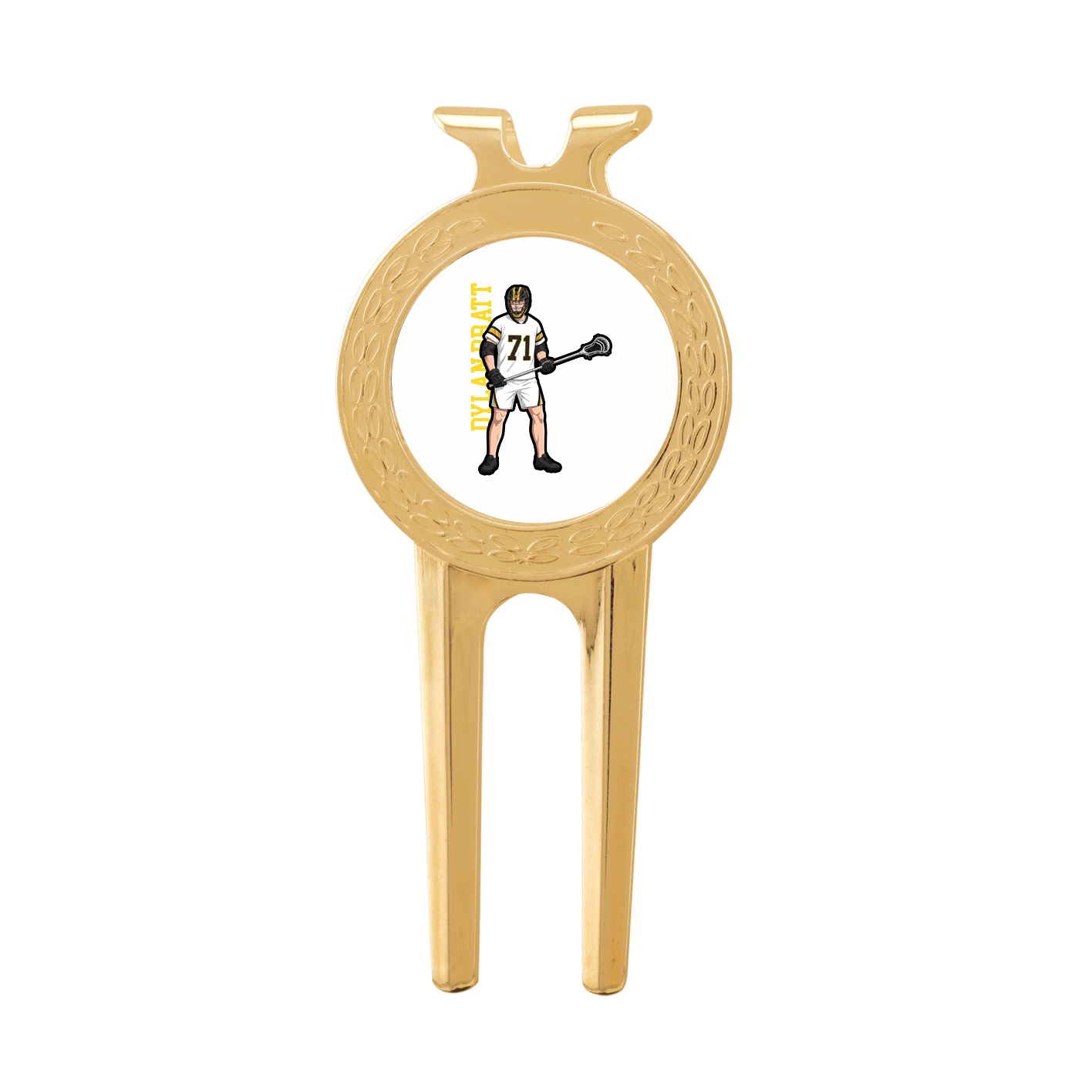Divot Tool with Ball Marker — Name Vertical in Classic