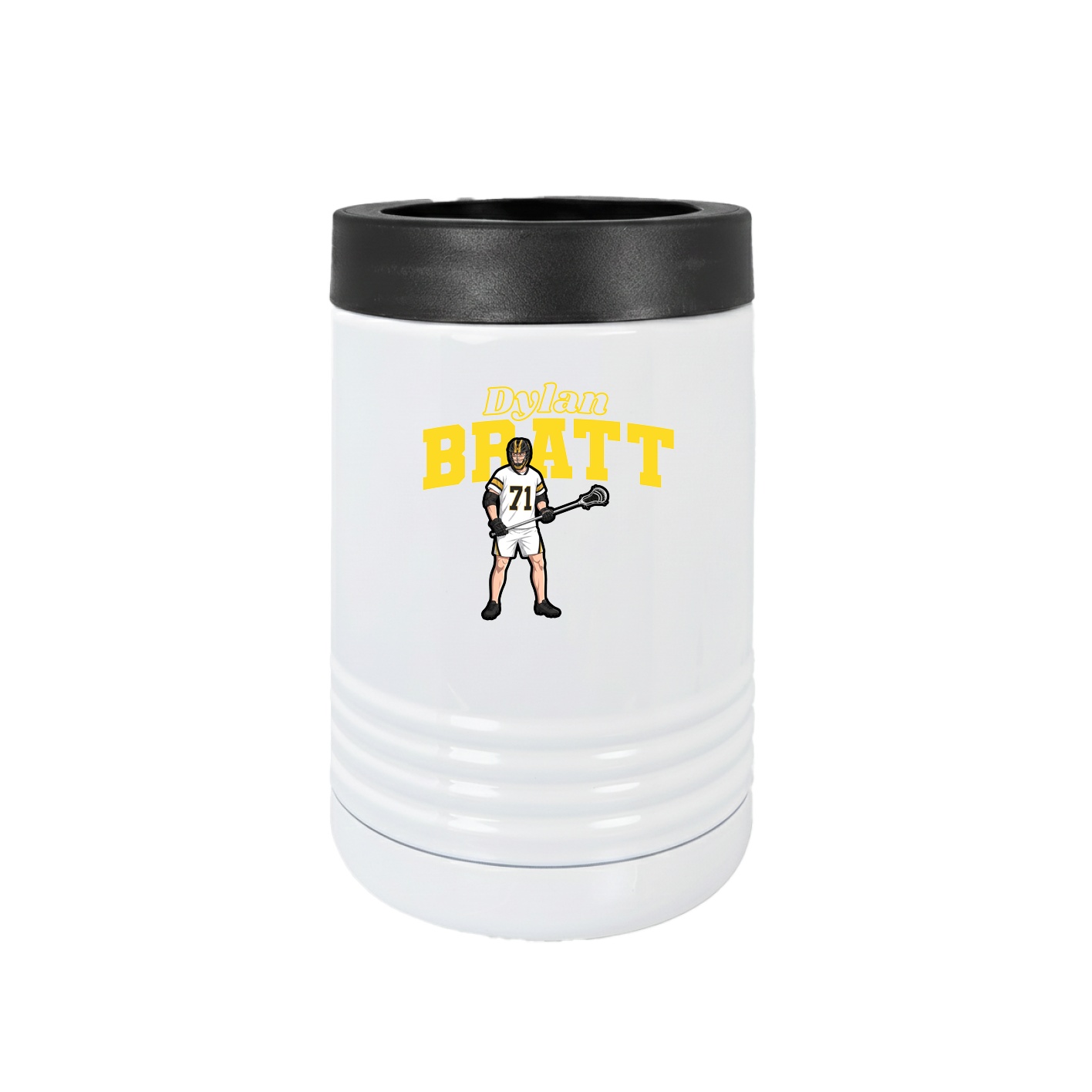 Beverage Holder — Name Arch in White
