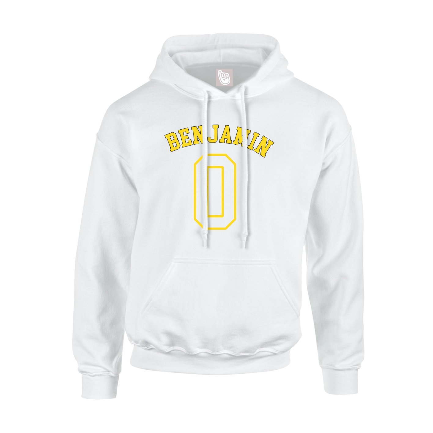 Youth Hoodie — Shirsey Arch in White