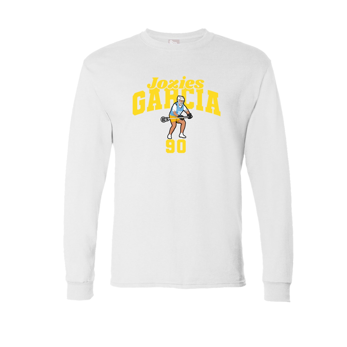 Long Sleeve Tee — Signature Arch in White