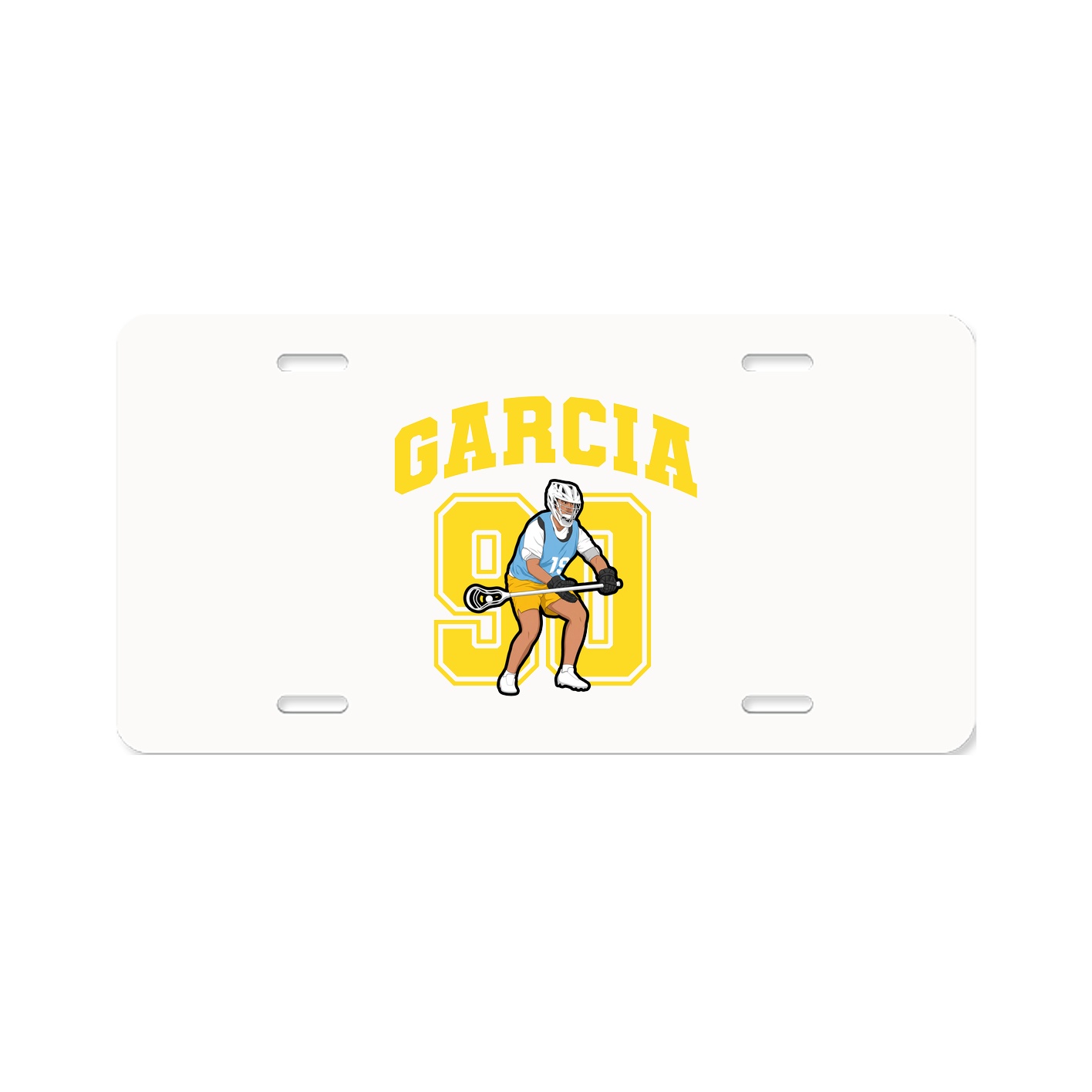 License Plate — Number in Classic