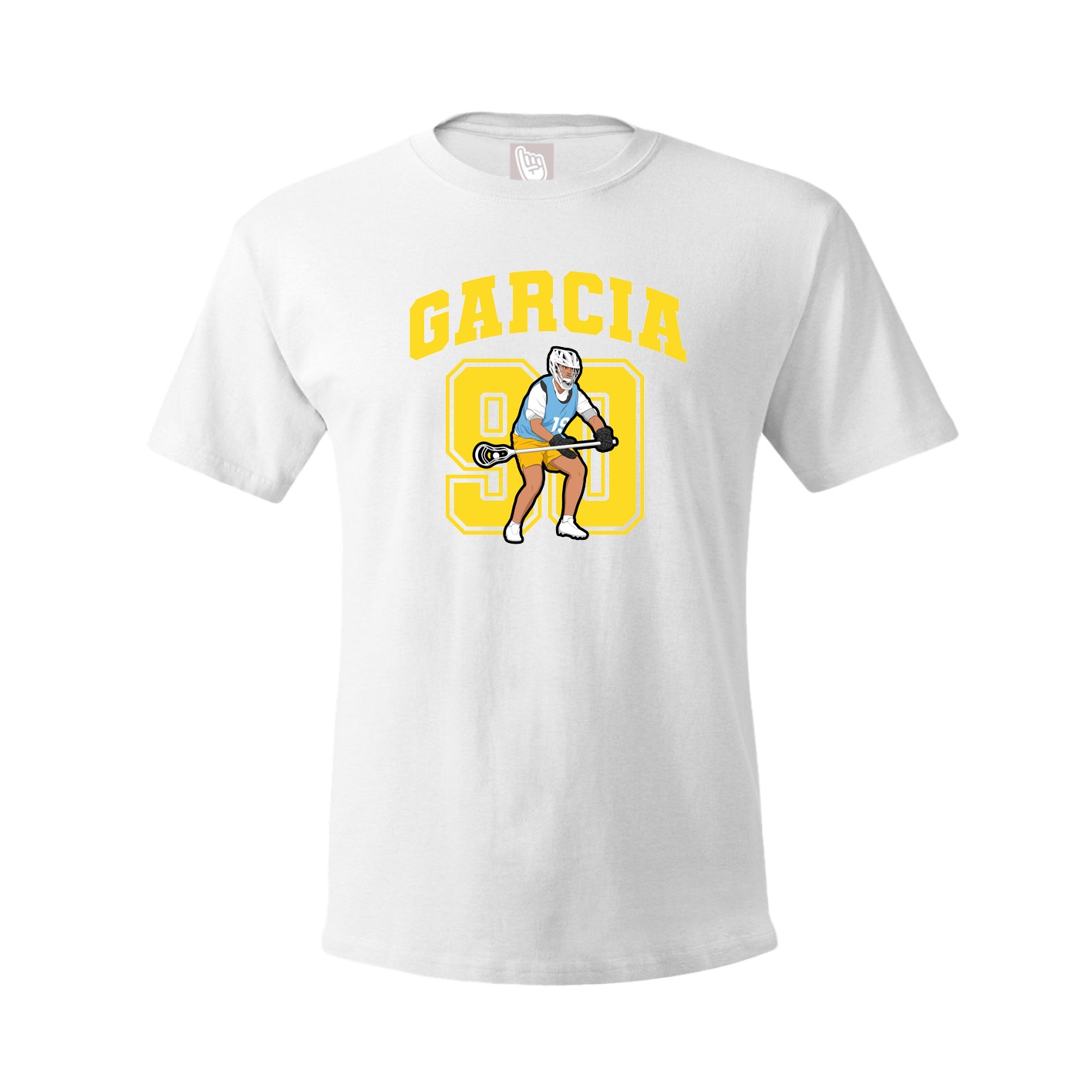 Youth Tee — Number in White