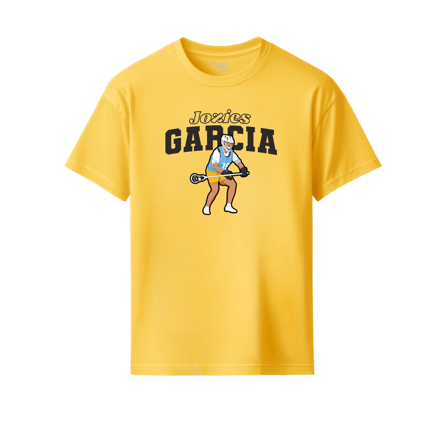 Youth Tee — Name Arch in Yellow