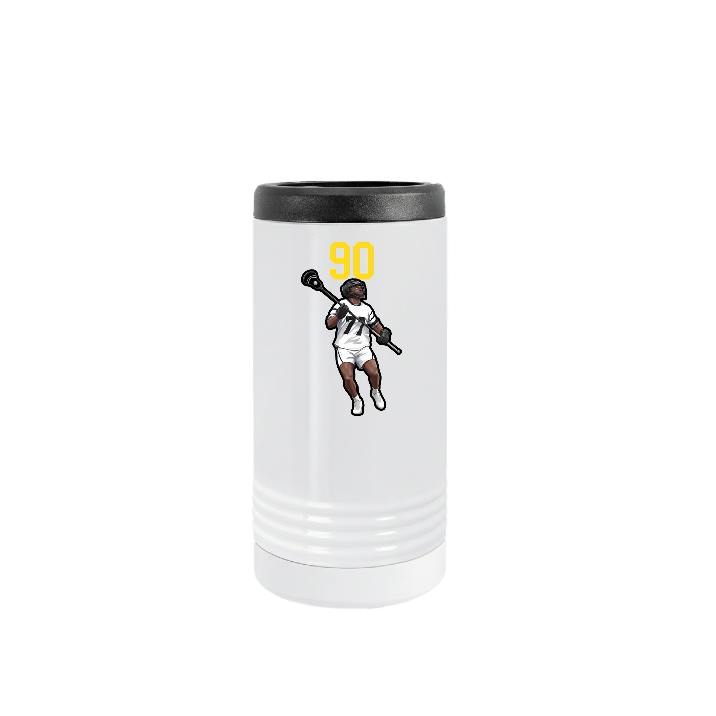 Slim Beverage Holder — Number Top in White