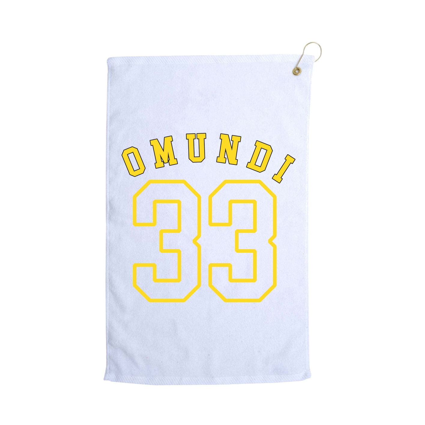 Golf Towel — Shirsey Arch in White