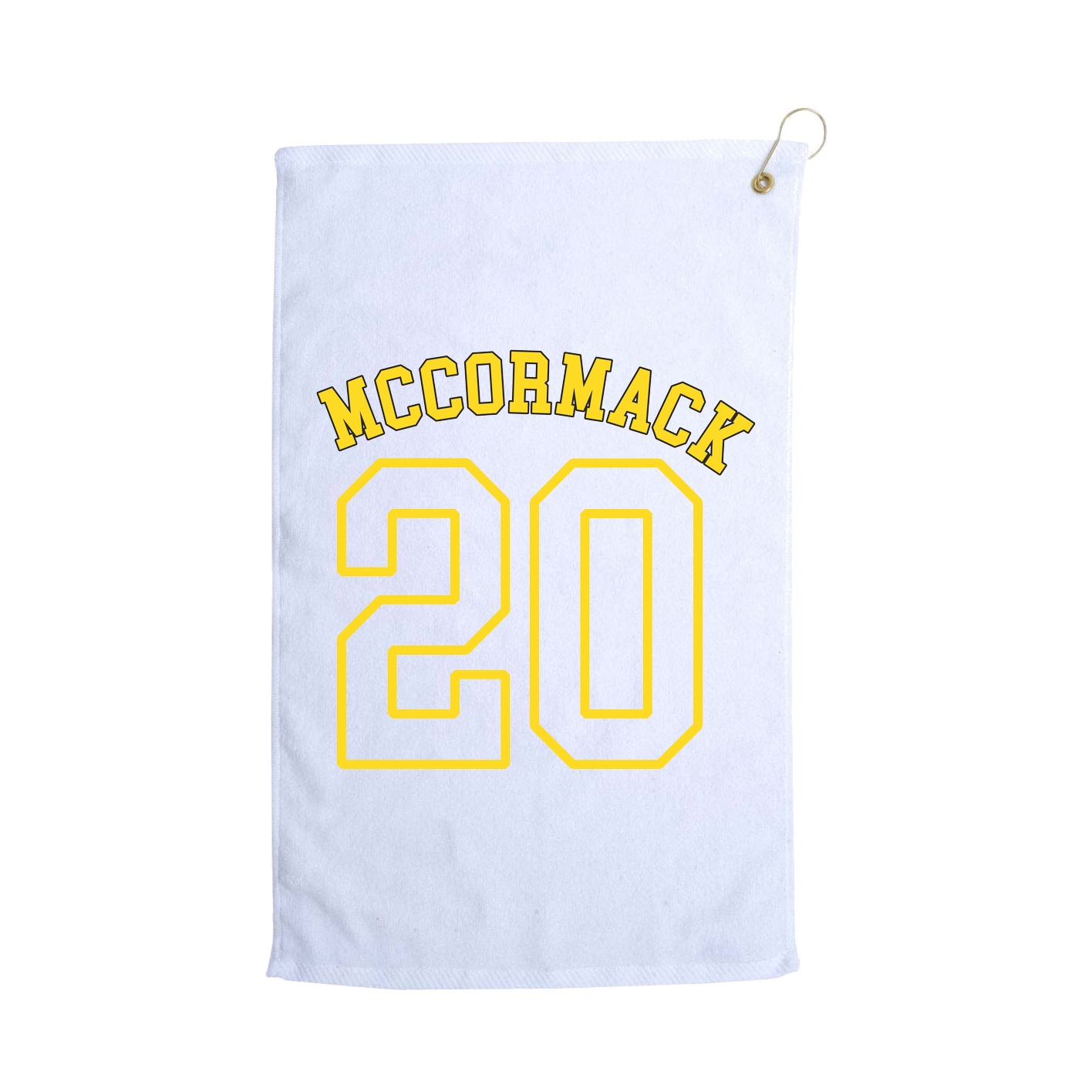 Golf Towel — Shirsey Arch in White