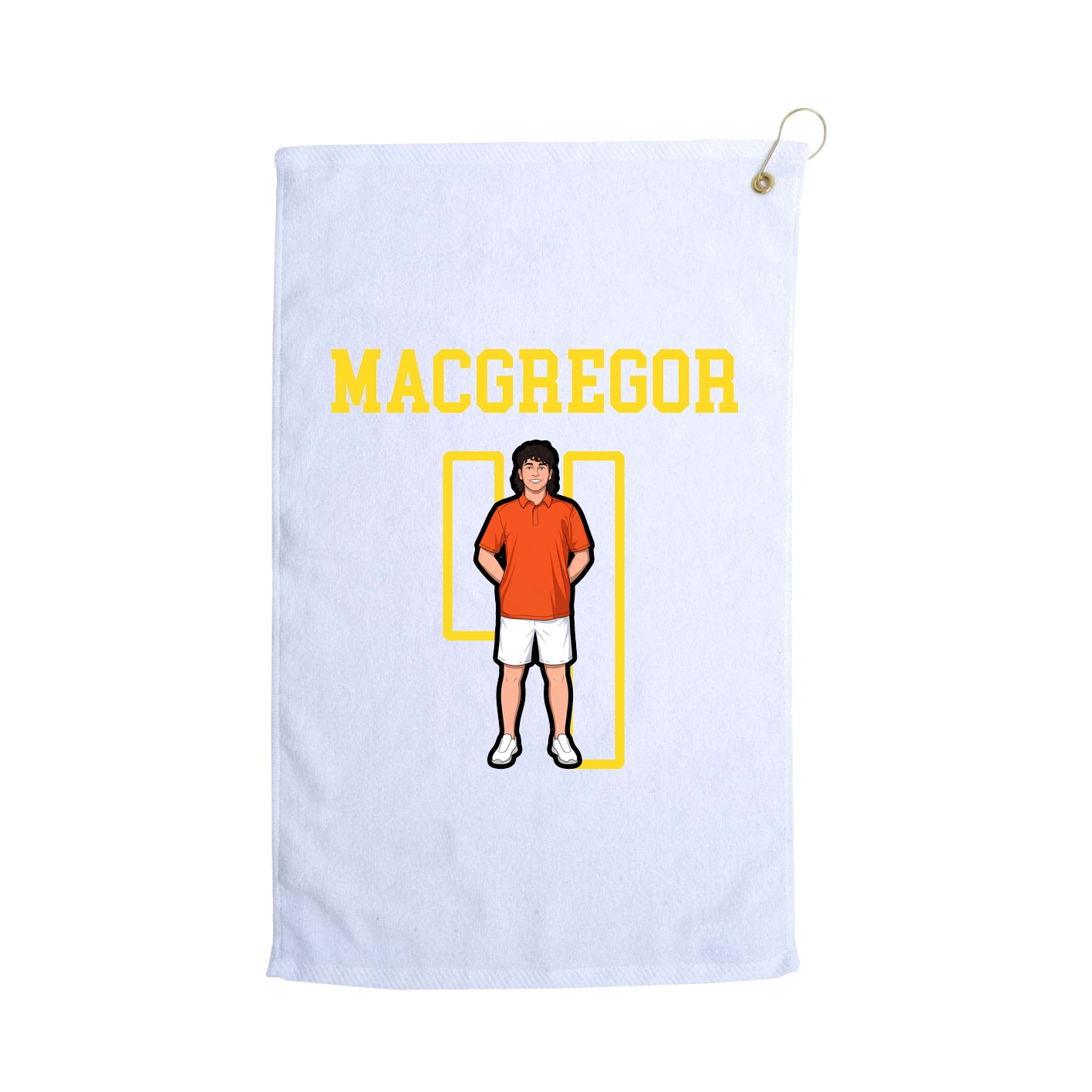 Golf Towel — Shirsey in White
