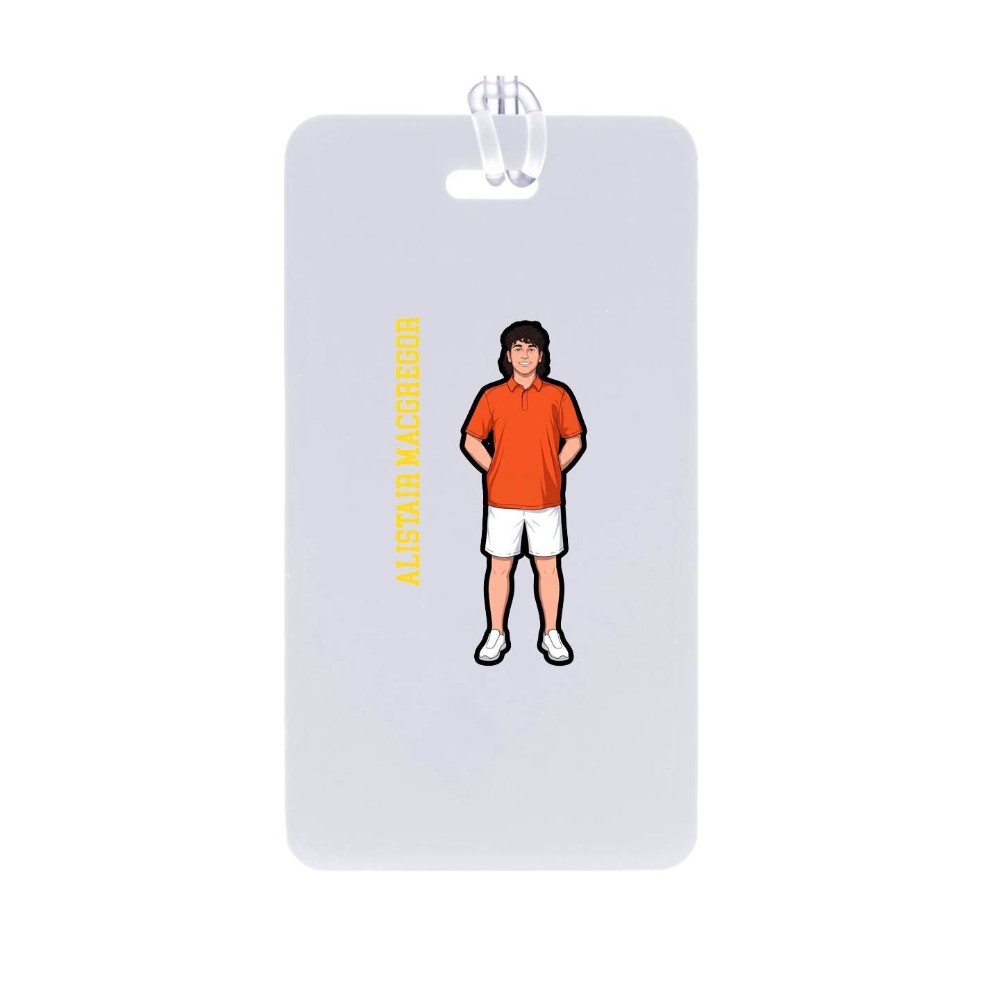 Bag Tag — Name Vertical in Classic