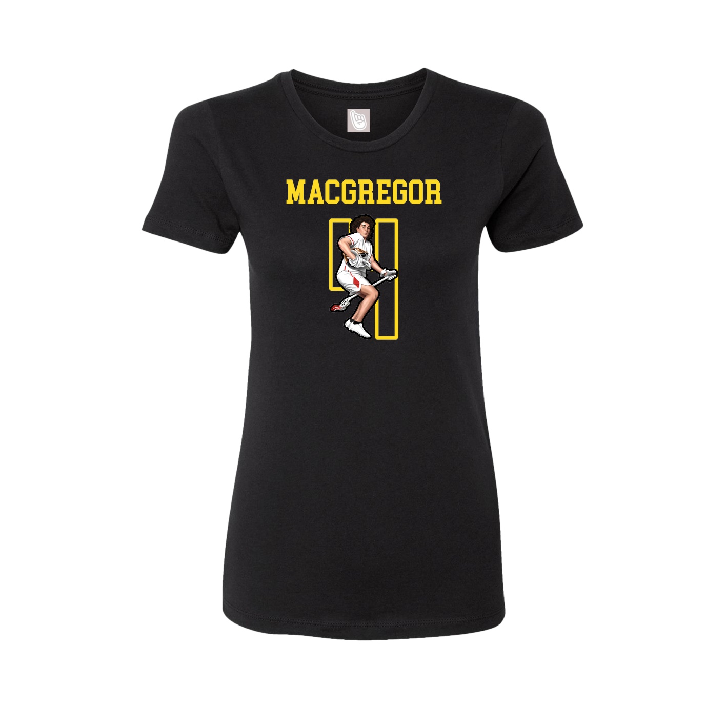 Fitted Women's Tee — Shirsey in Black
