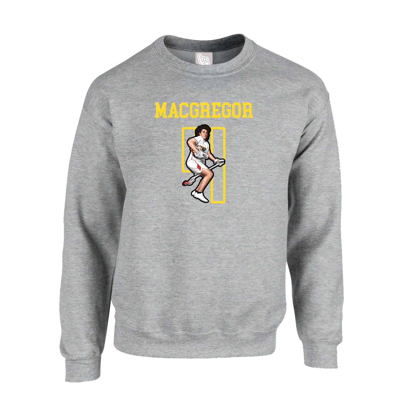 Fleece Crew — Shirsey in Grey