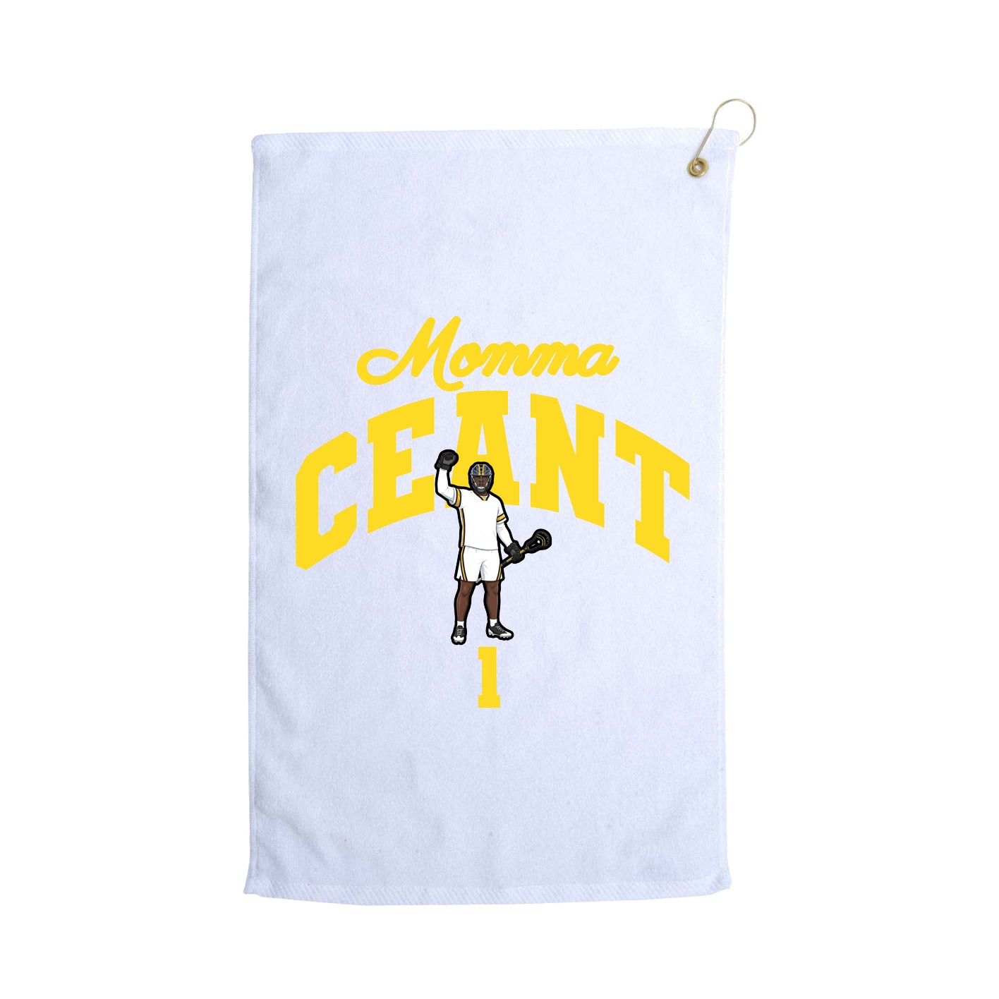 Golf Towel — Mothers Day Arch in White