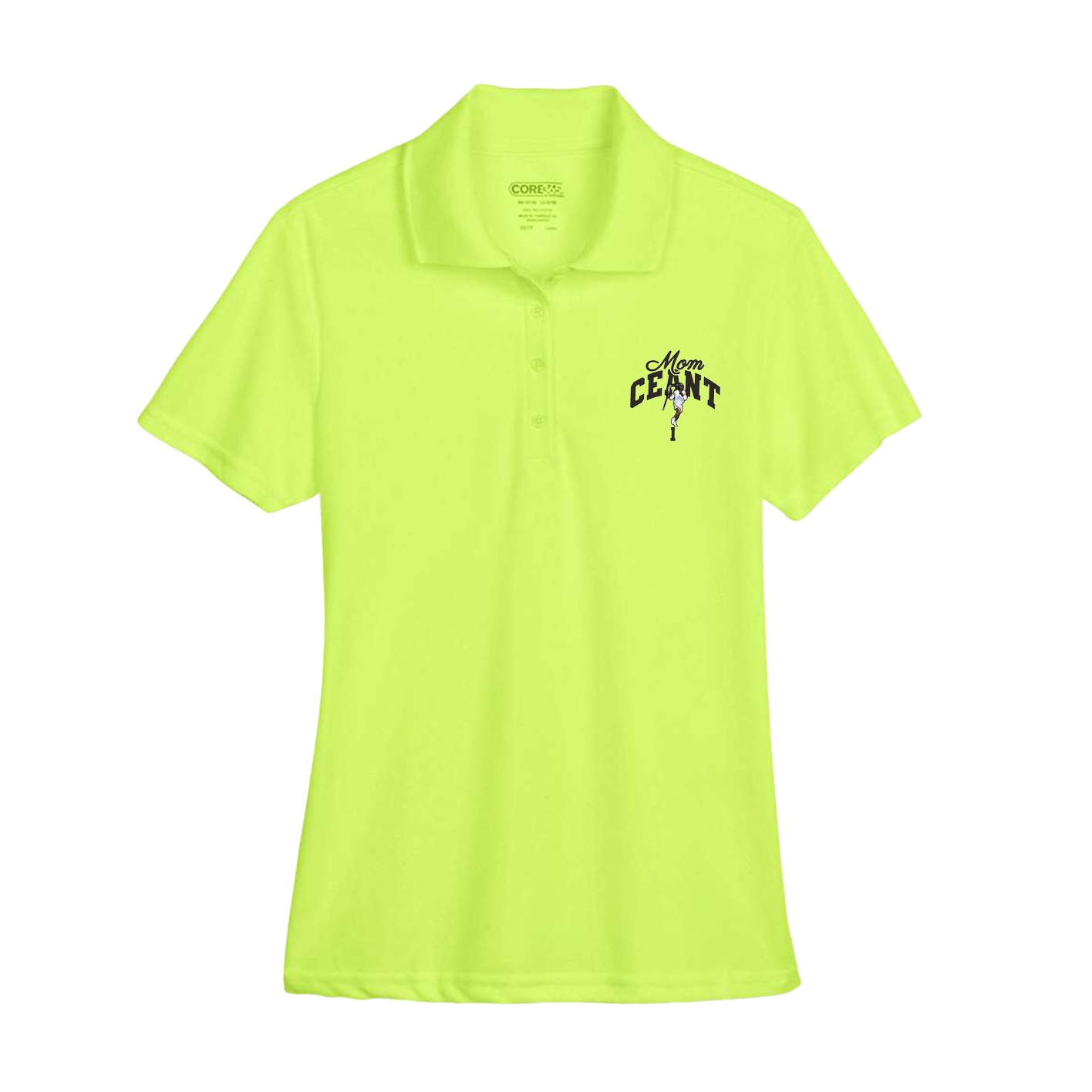 Womens Performance Polo — Mothers Day Arch in Yellow
