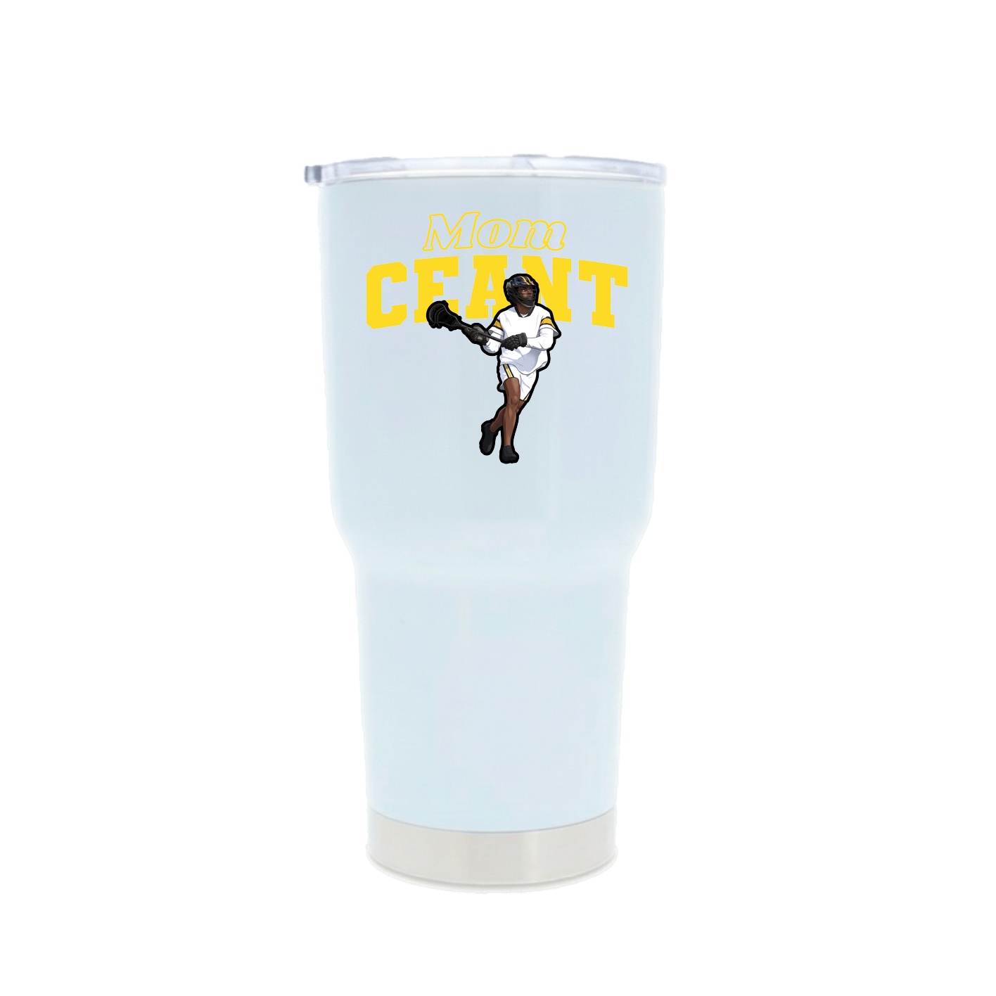 30oz Stainless Steel Tumbler — Mothers Day Block in White