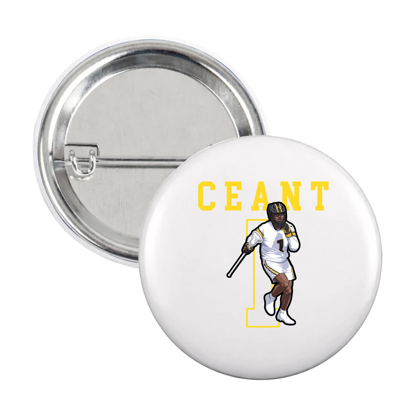 Game Day Button — Shirsey in White