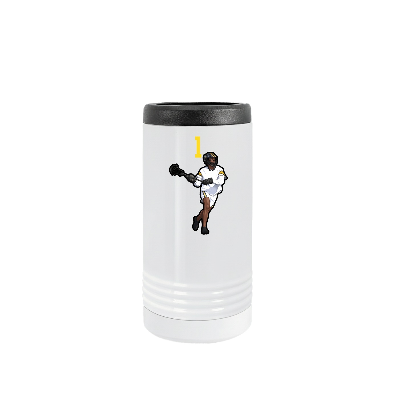 Slim Beverage Holder — Number Top in White