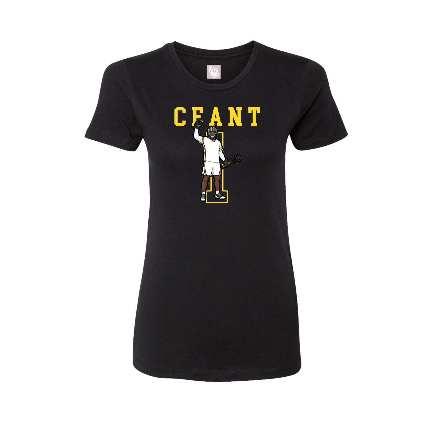 Fitted Women's Tee — Shirsey in Black
