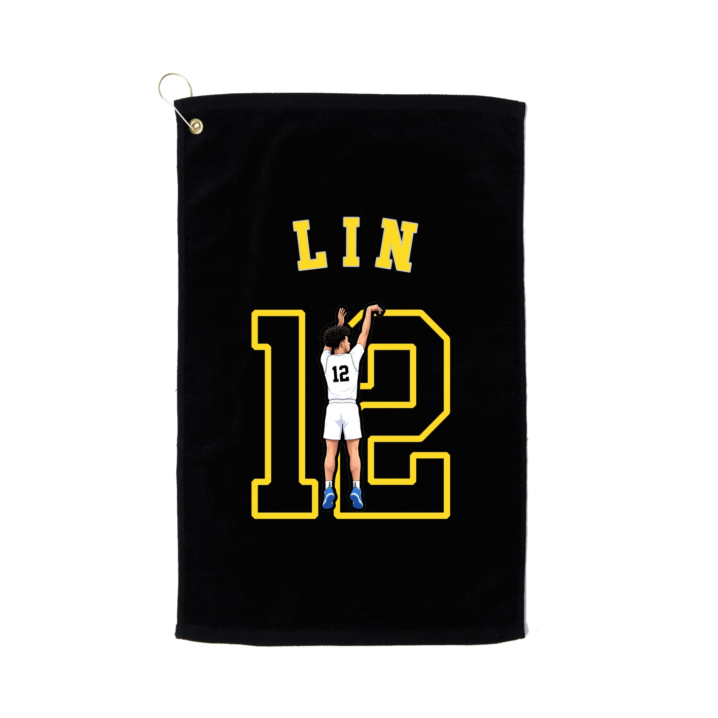 Golf Towel — Shirsey Arch in Black