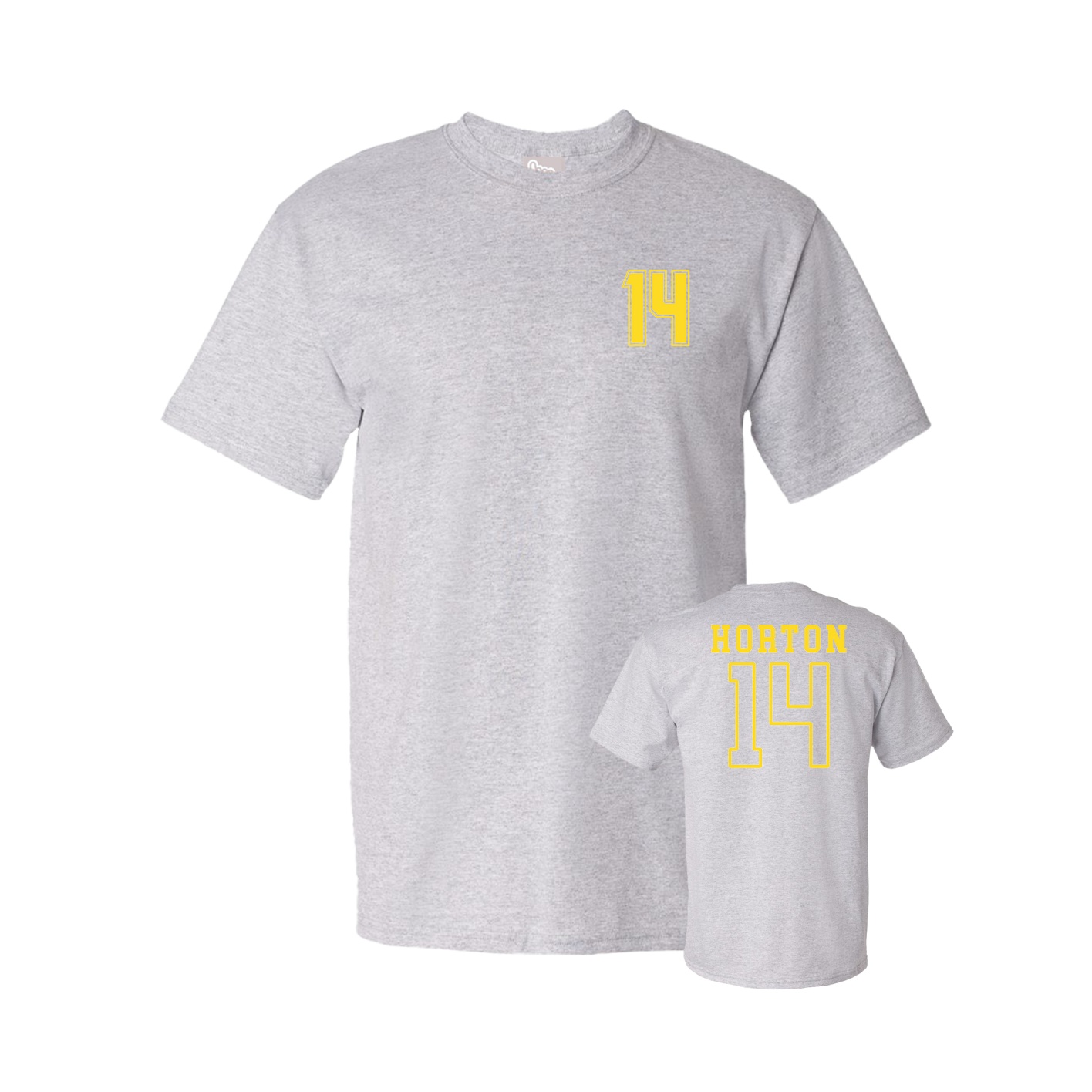 Youth Tee — Chest Back in Grey