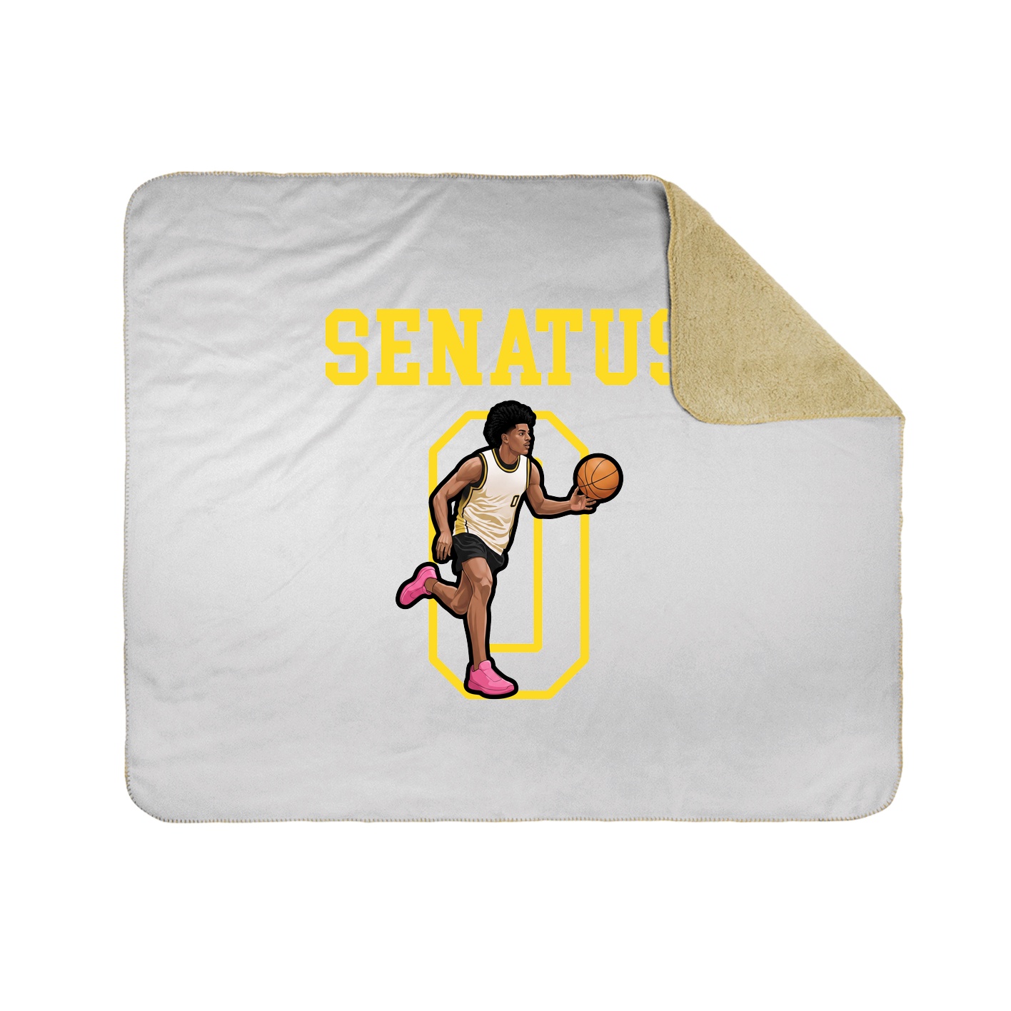 Throw Blanket — Shirsey in White