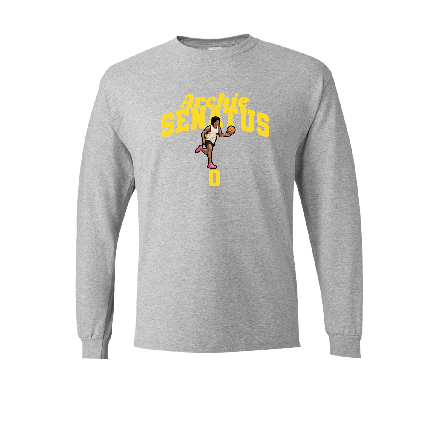 Long Sleeve Tee — Signature Arch in Grey
