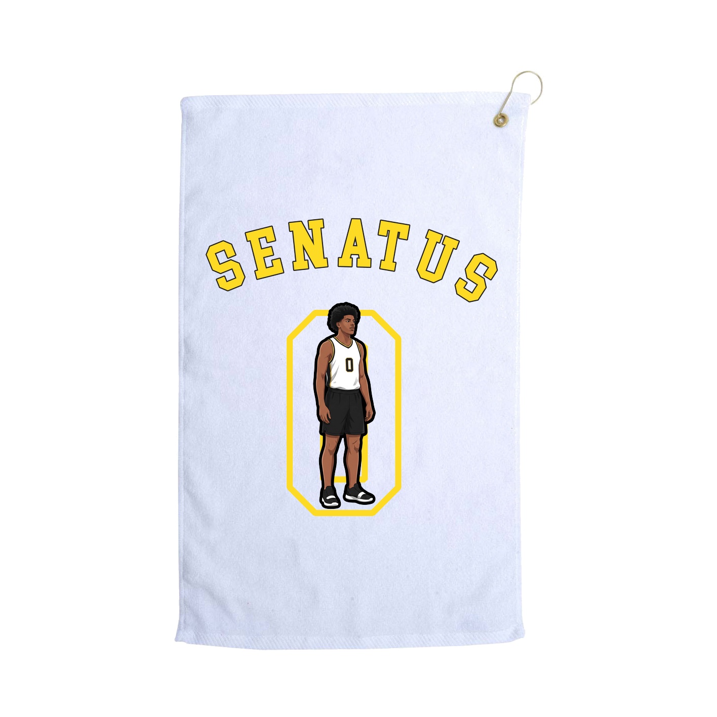 Golf Towel — Shirsey Arch in White