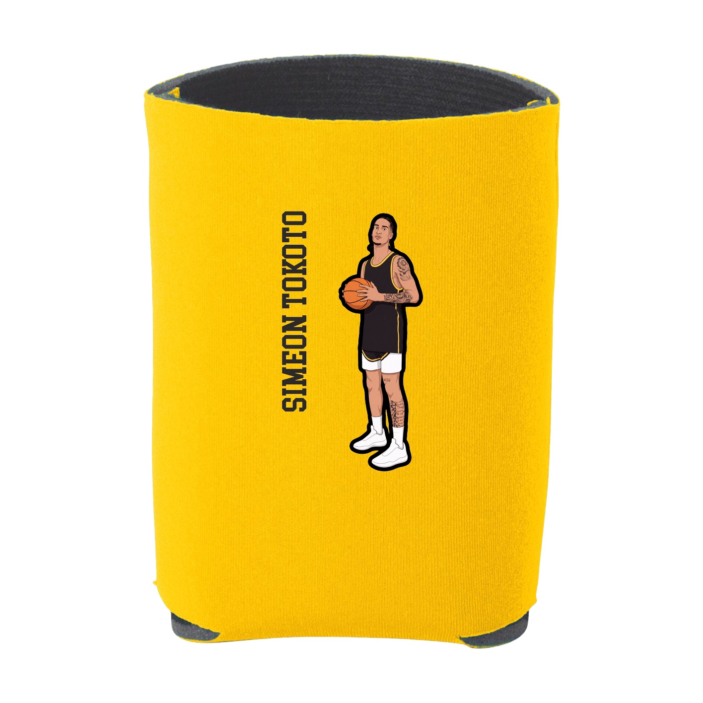 Can Holder — Name Vertical in Yellow