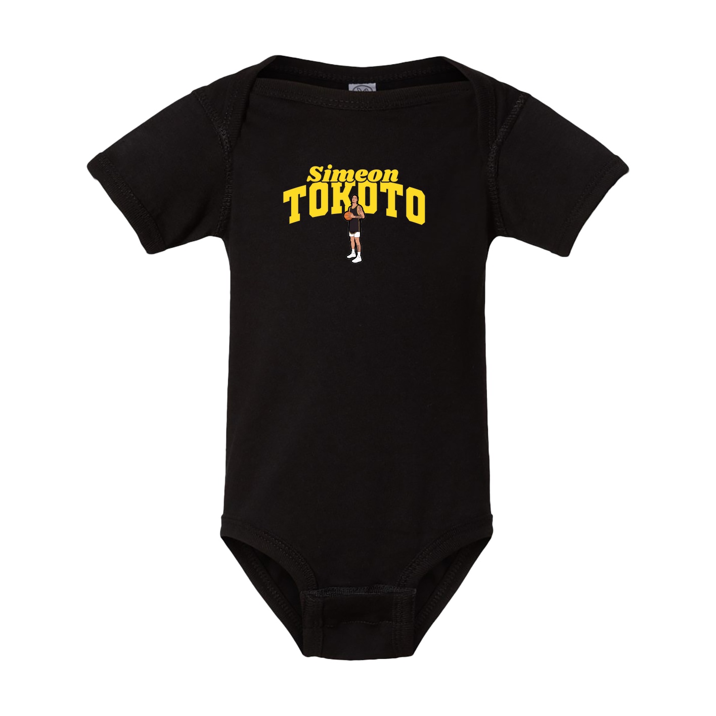 Baby Onesie — Signature Arch in Black