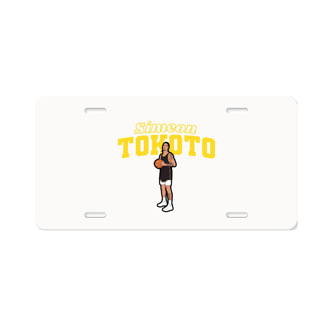 License Plate — Name Arch in Classic