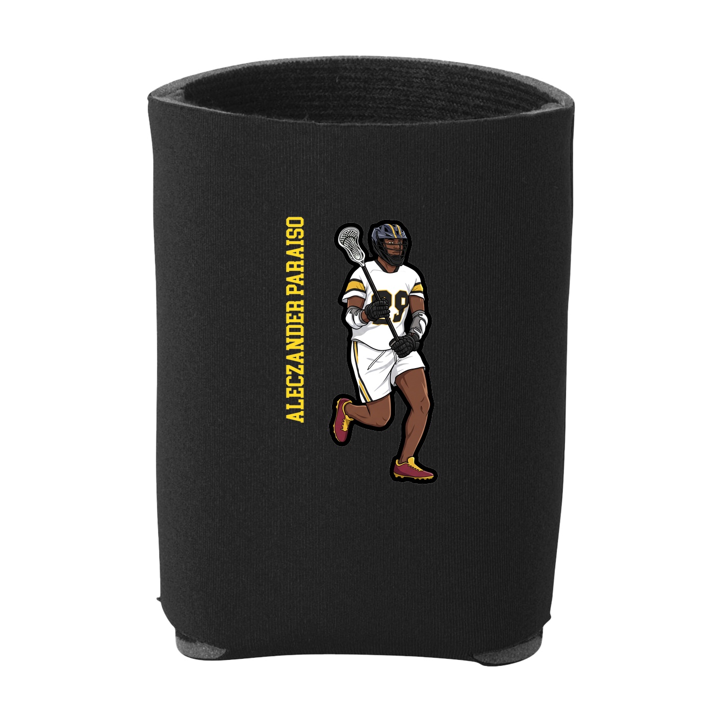 Can Holder — Name Vertical in Black
