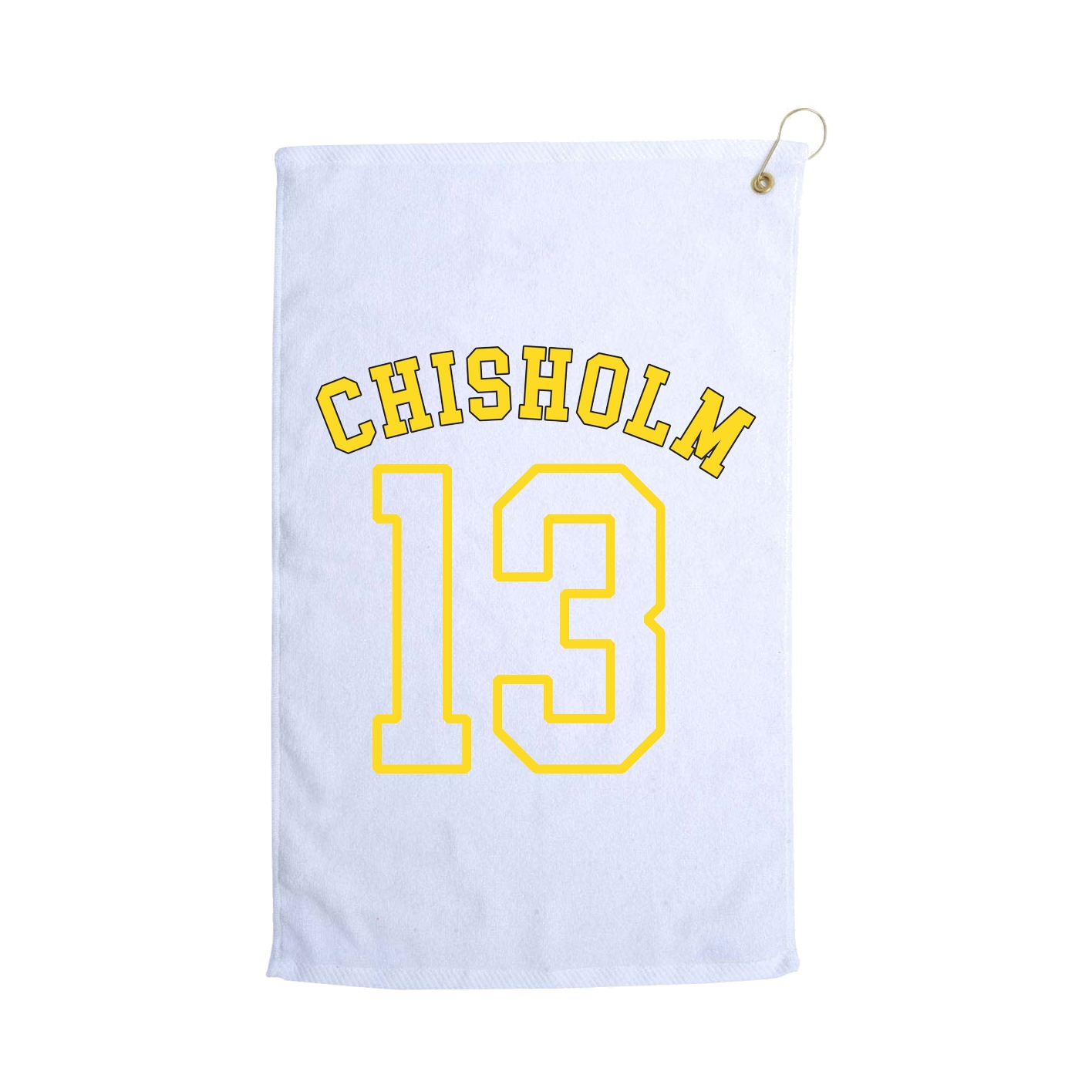 Golf Towel — Shirsey Arch in White