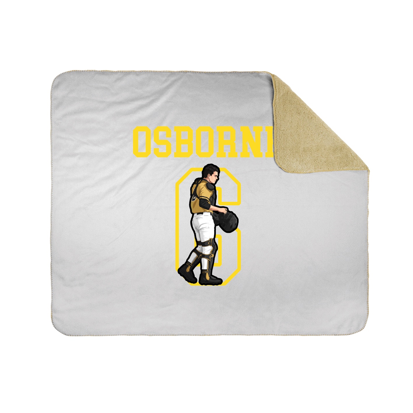Throw Blanket — Shirsey in White