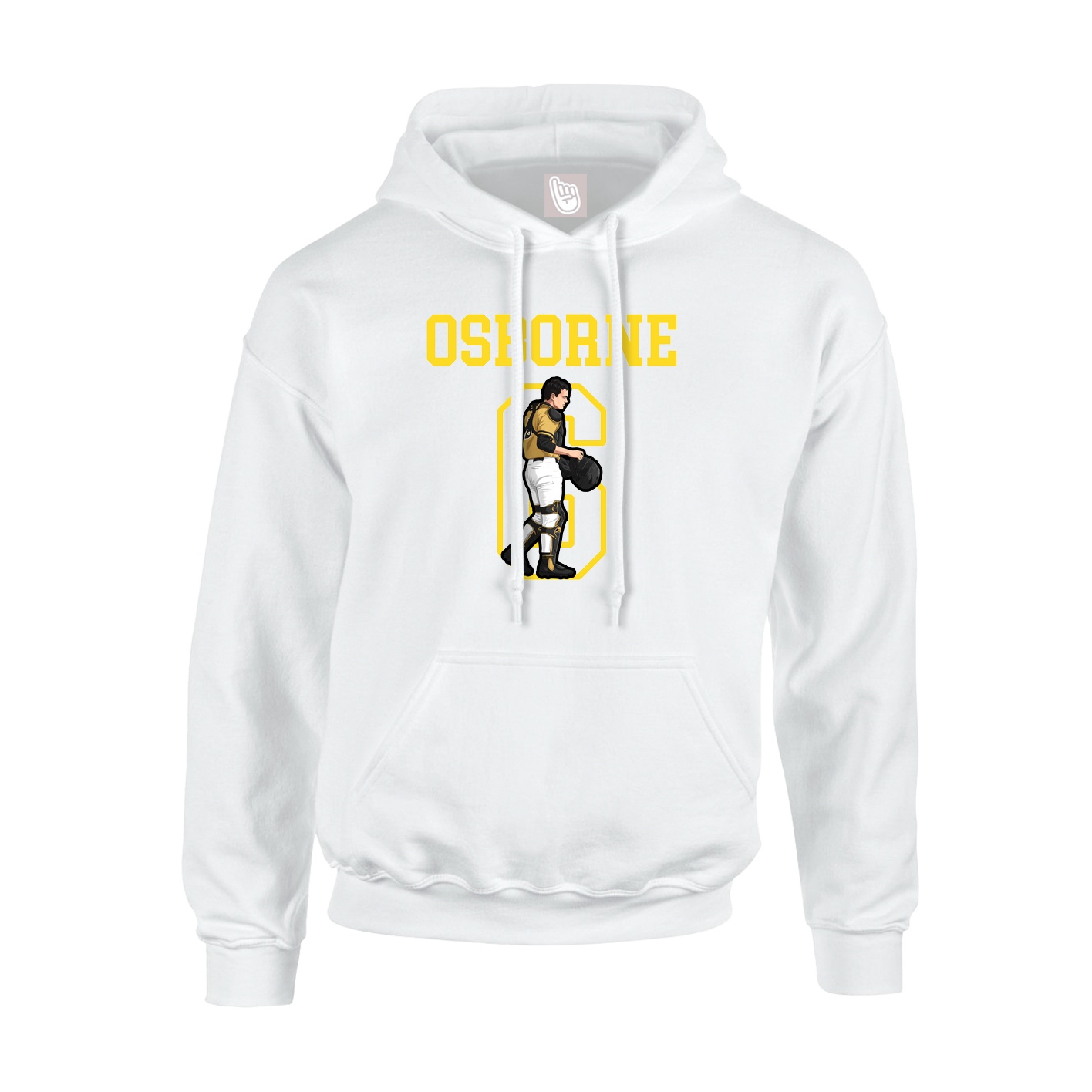 Hoodie — Shirsey in White