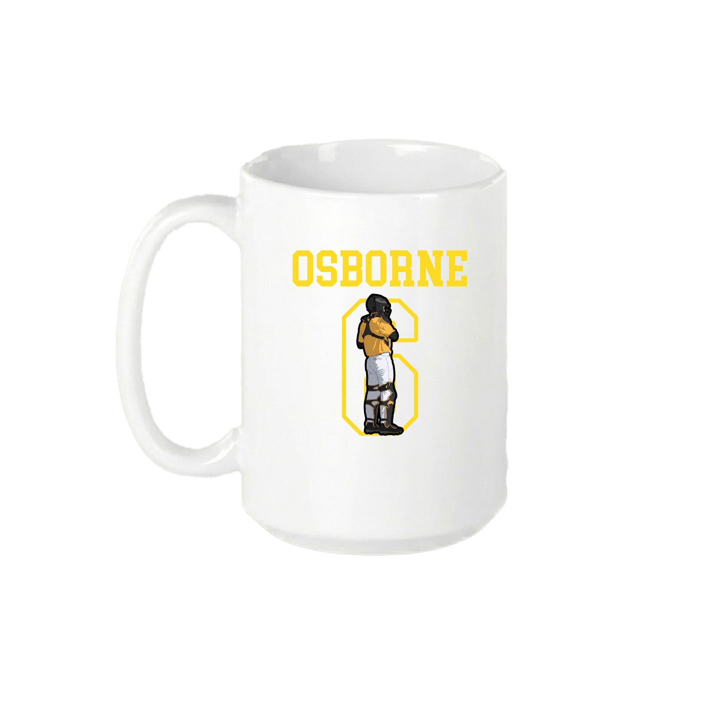 15oz Coffee Mug — Shirsey in White