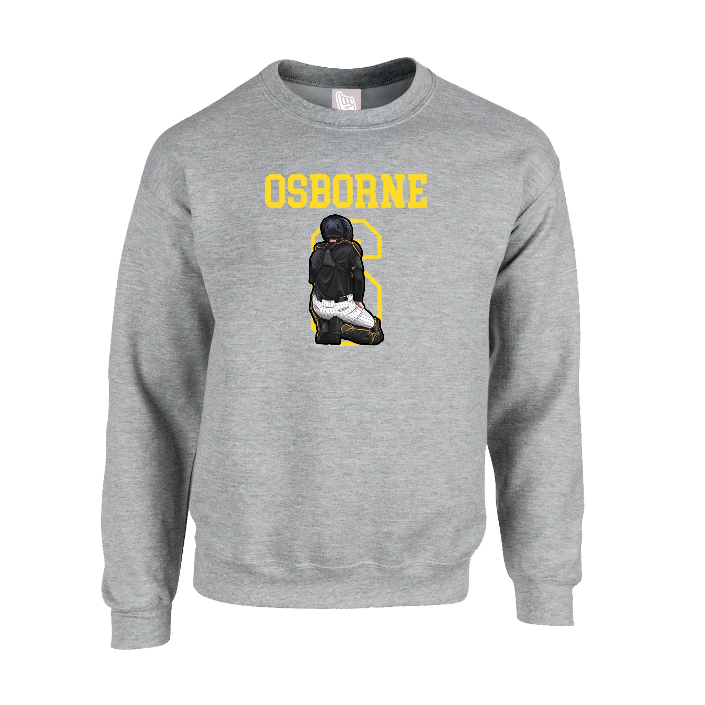 Fleece Crew — Shirsey in Grey