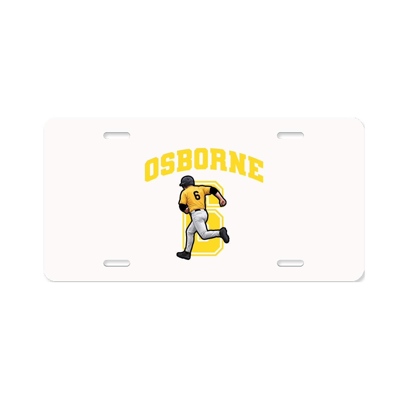 License Plate — Number in Classic