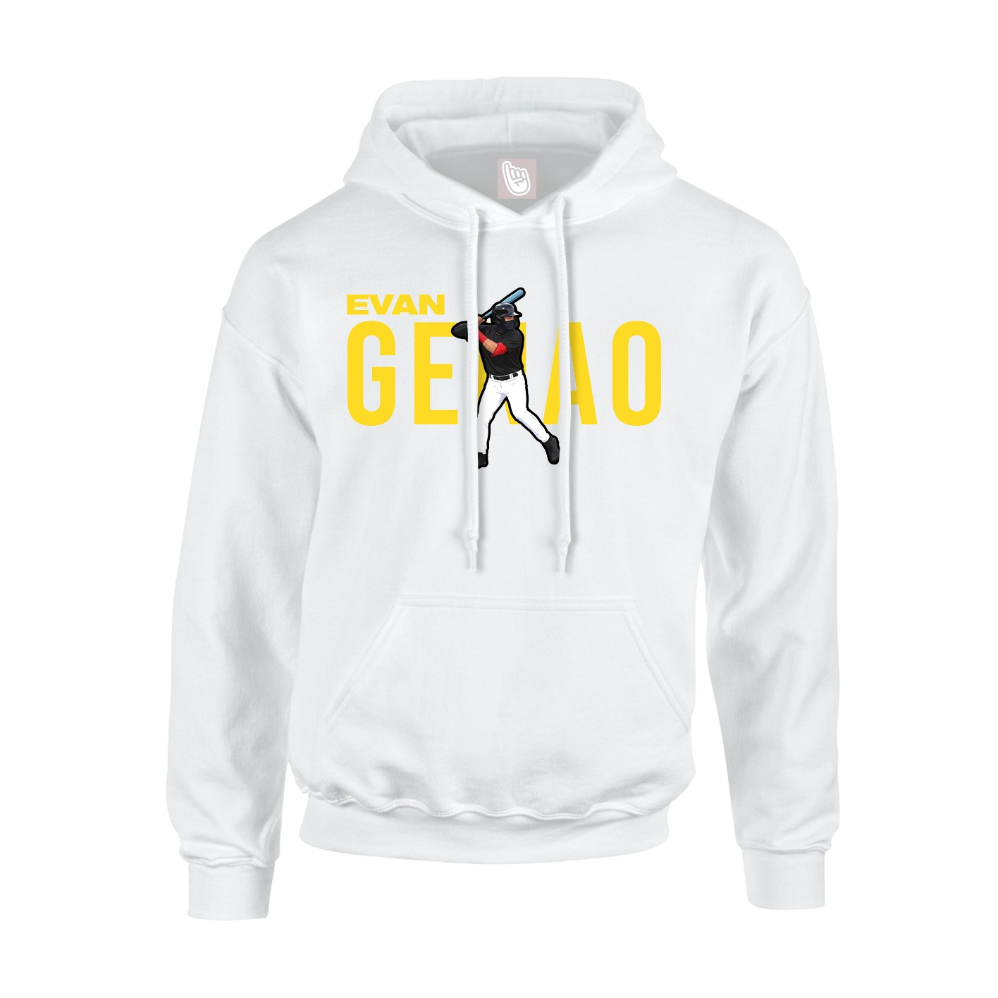 Hoodie — Player Name in White