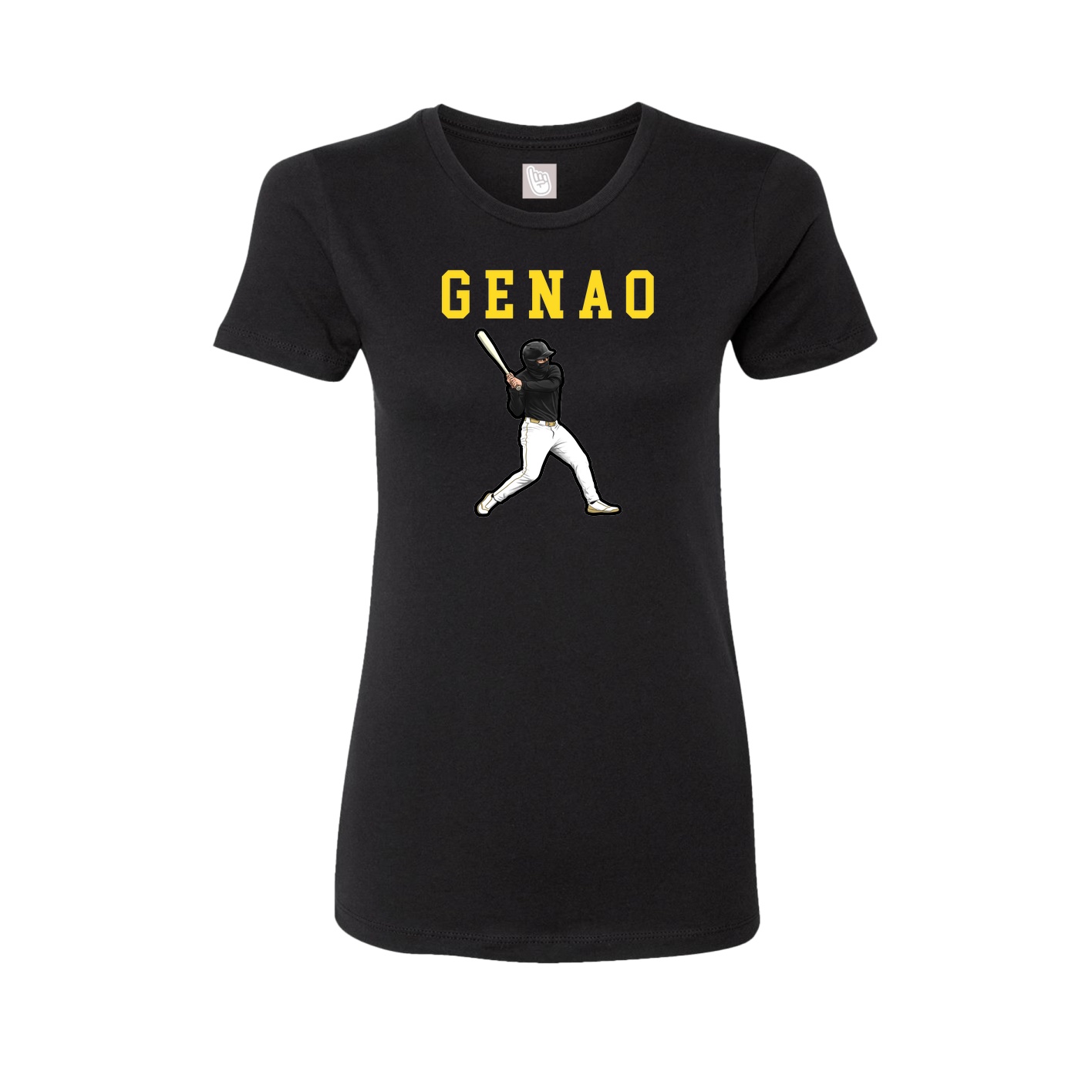 Fitted Women's Tee — Shirsey in Black