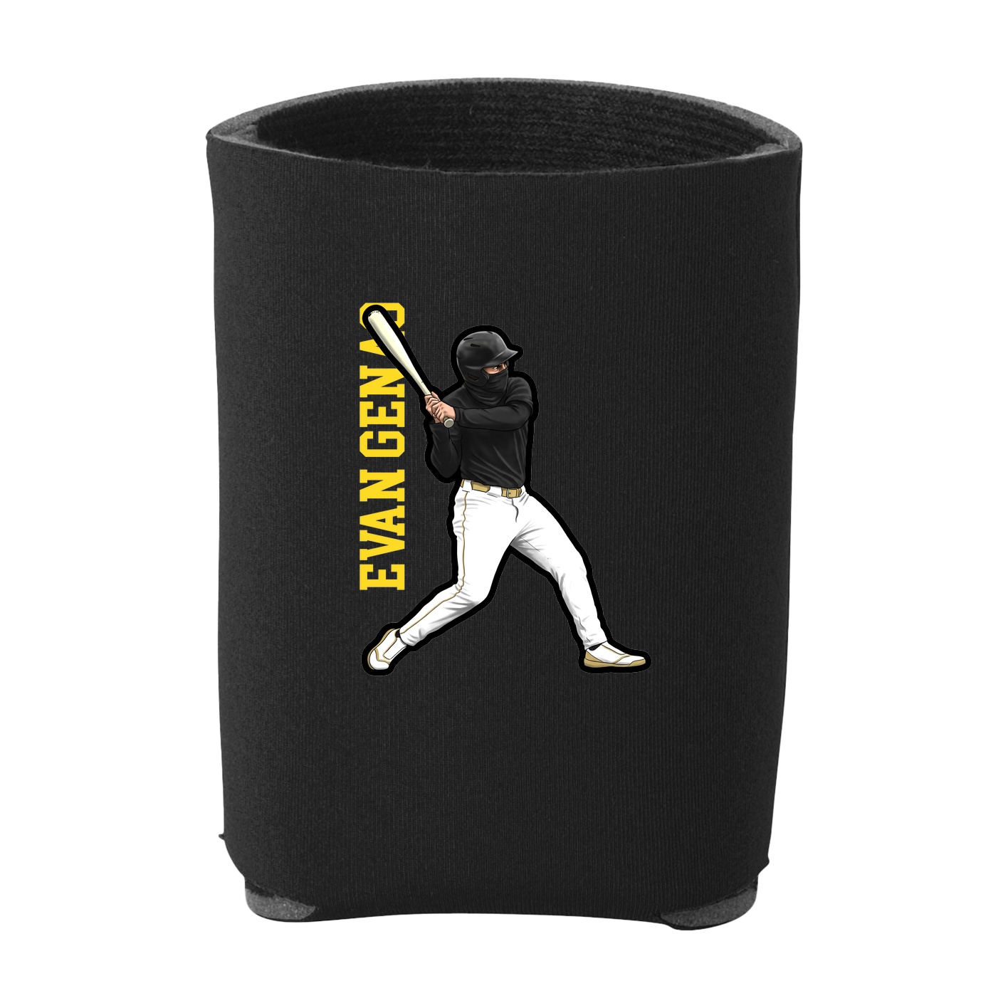 Can Holder — Name Vertical in Black